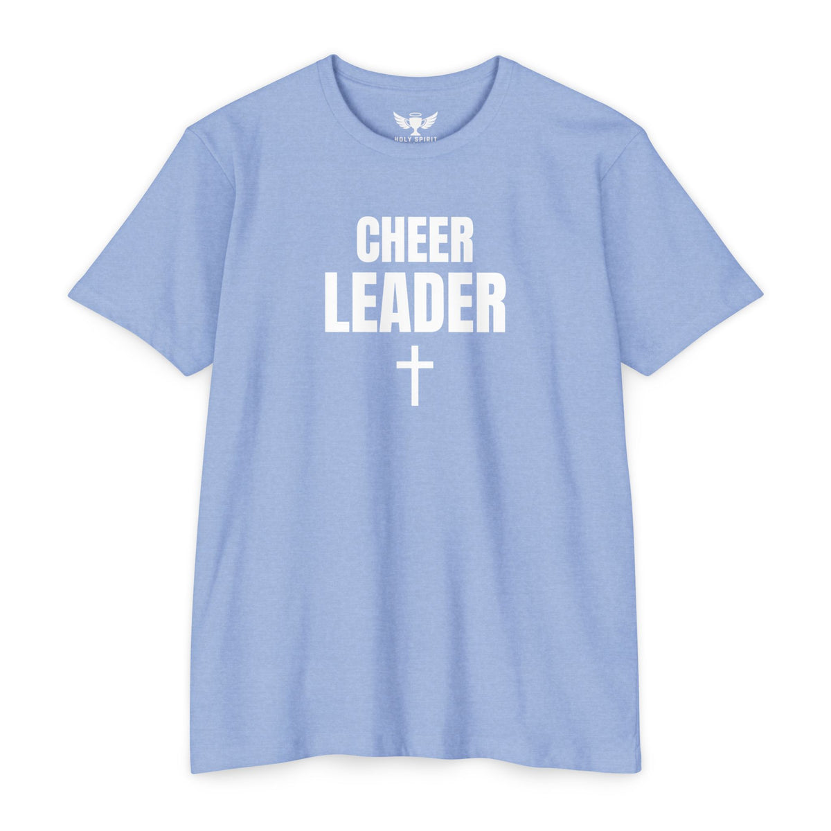 Cheer Leader T-Shirt with Cross — Personalized Back Name & Number