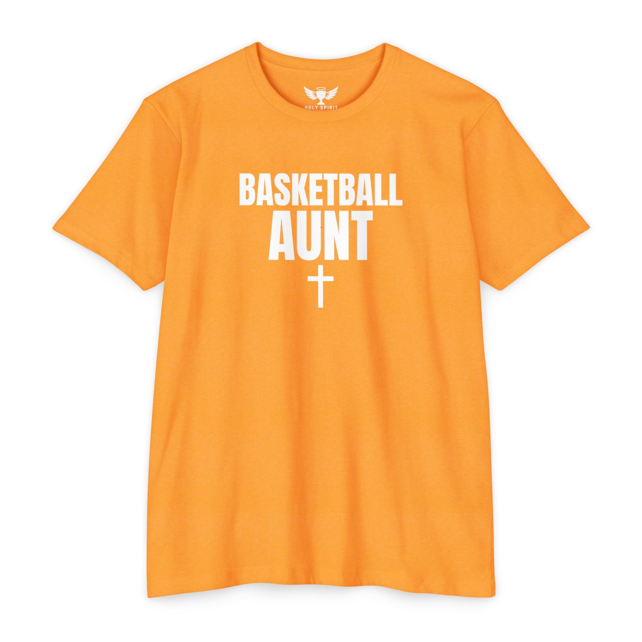 Basketball Aunt T-Shirt — Custom Back Name & Number