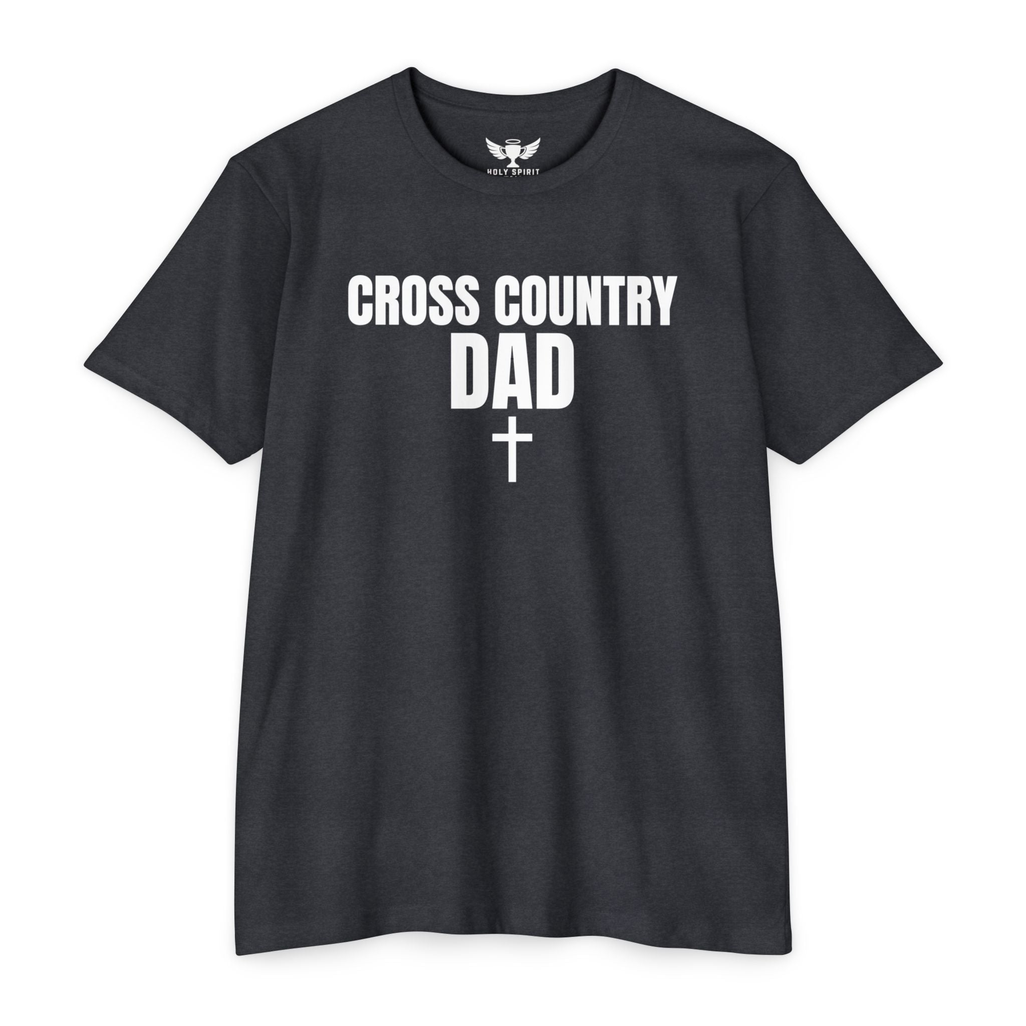 Cross Country Dad T-Shirt — Custom Name & Number Sports Tee