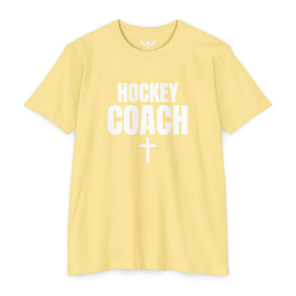 Hockey Coach T-Shirt — Personalized Name & Number Jersey
