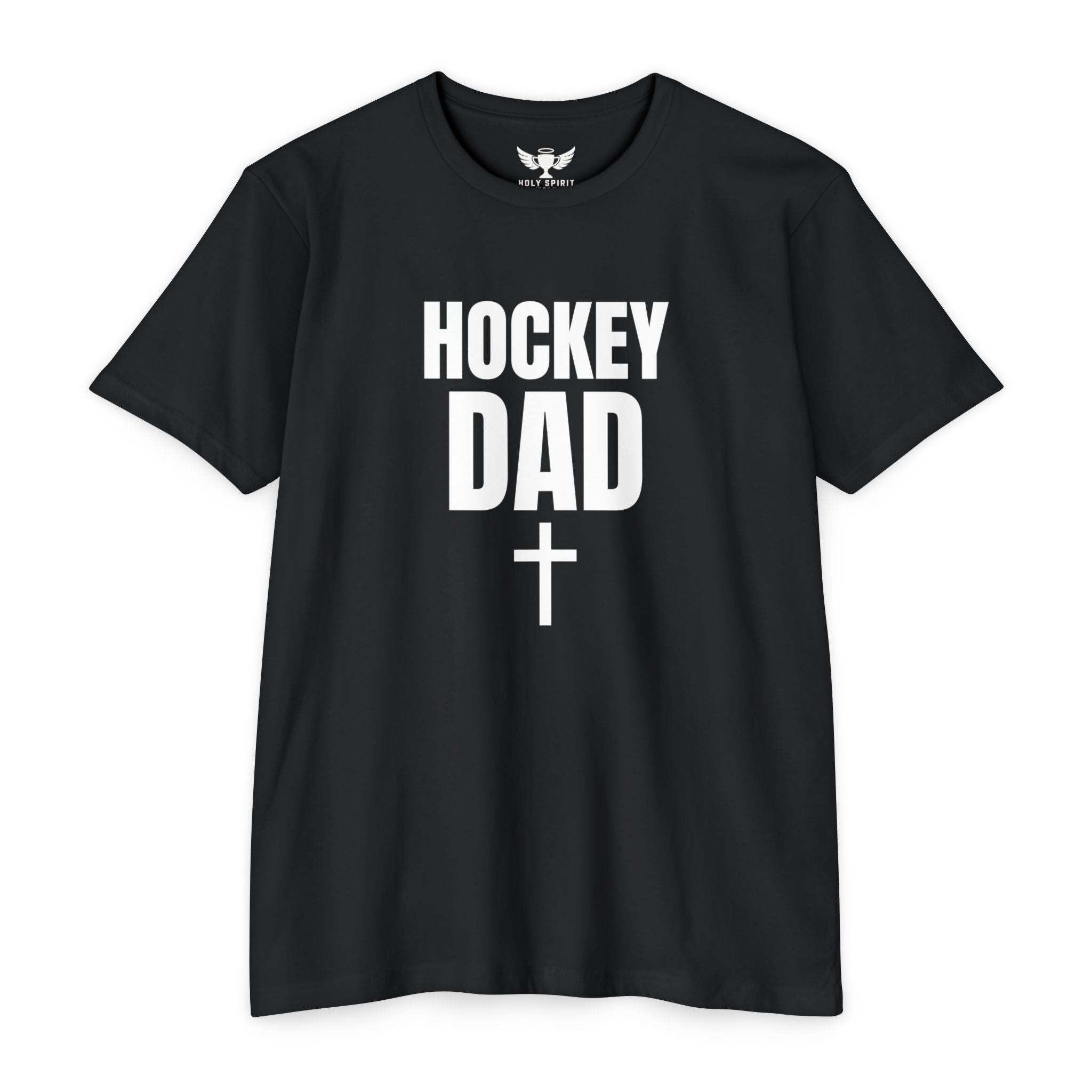 Hockey Dad T-Shirt — Custom Name & Number Sports Tee