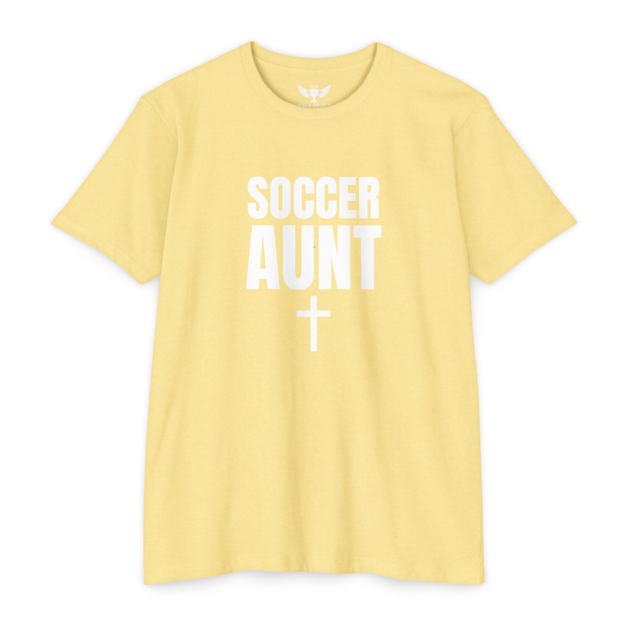 Soccer Aunt T-Shirt — Customizable Back Name & Number