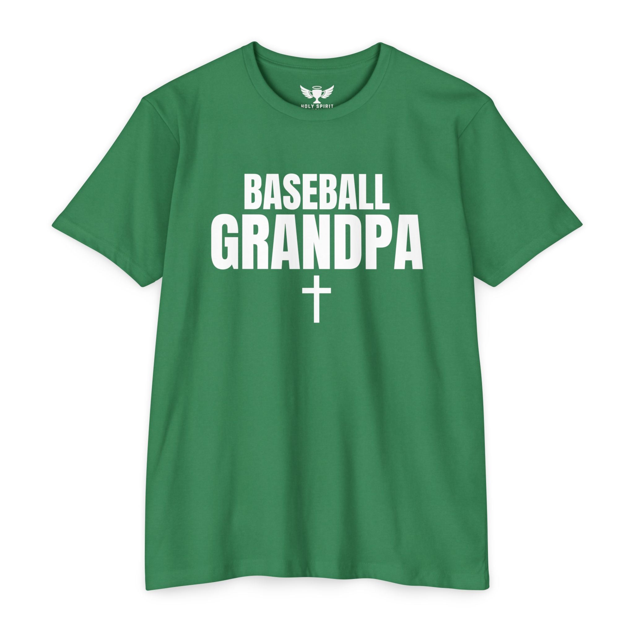 Baseball Grandpa T-Shirt — Custom Back Name & Number