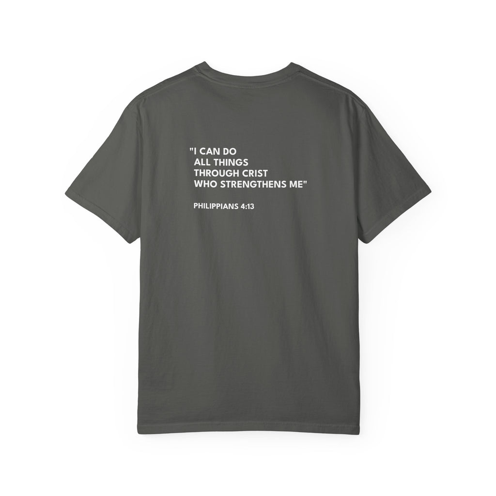 Philippians 4:13 Text Logo - Unisex Casual T-Shirt