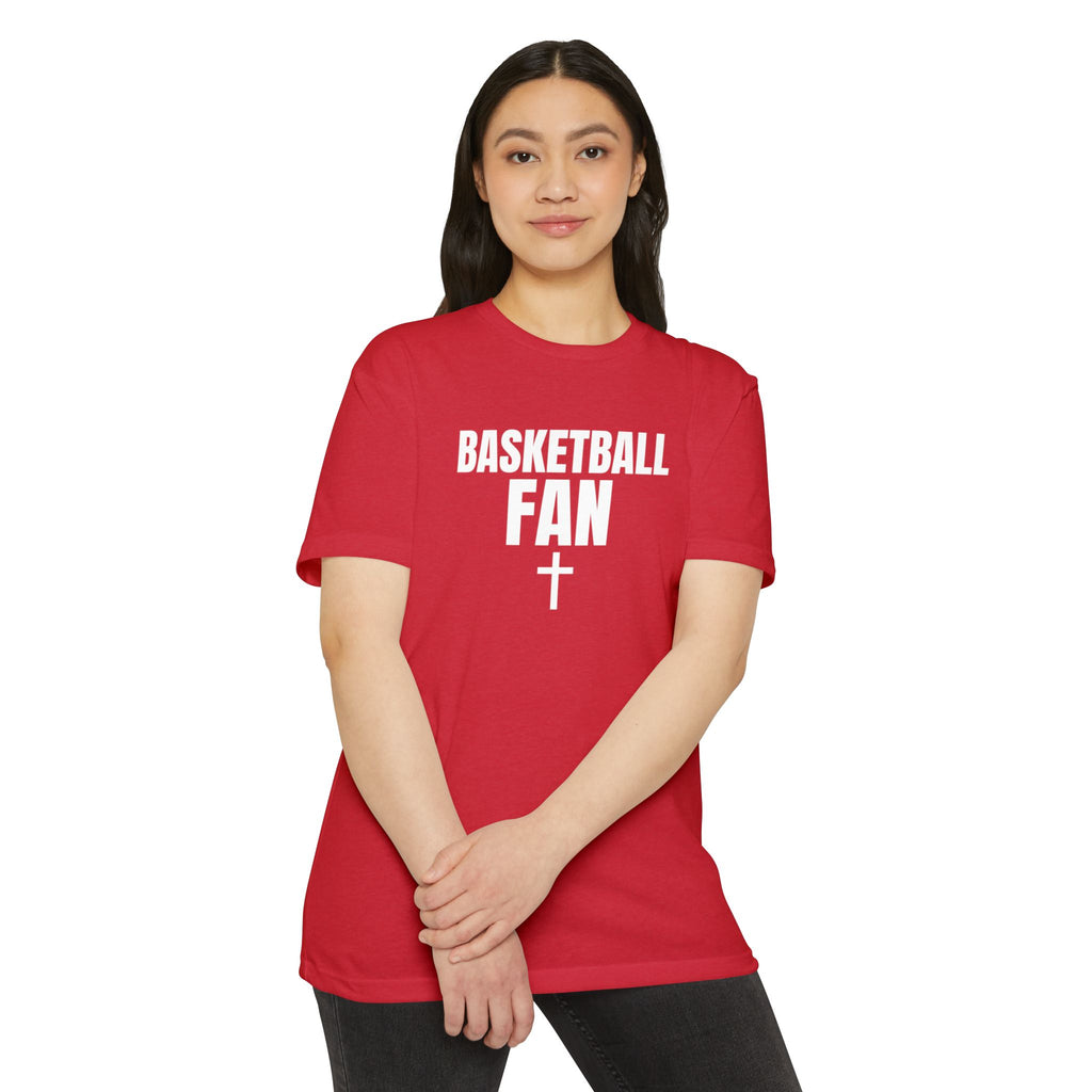 Basketball Fan Tee — Custom Back Name & Number