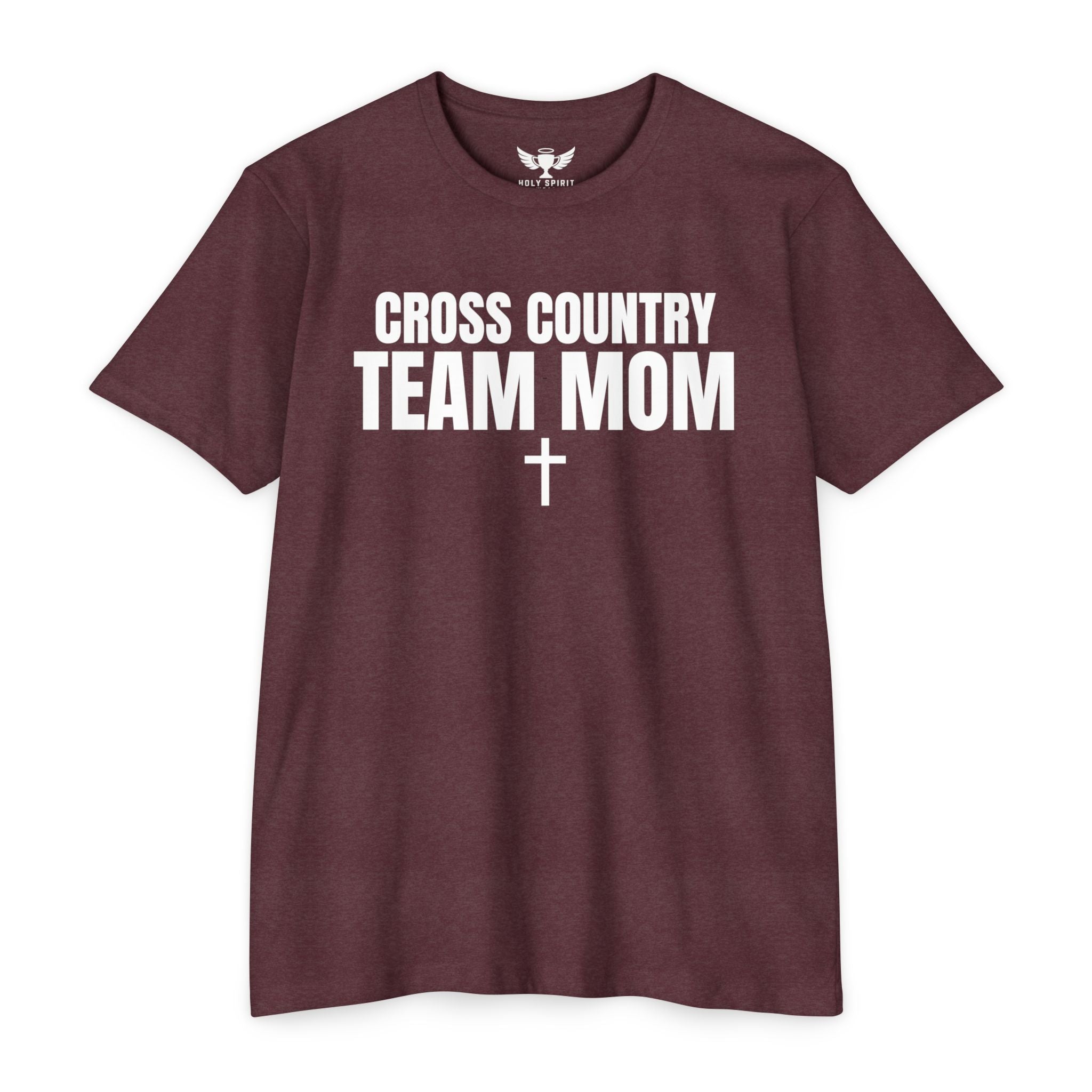 Cross Country Team Mom T-Shirt — Custom Name & Number Sports Tee