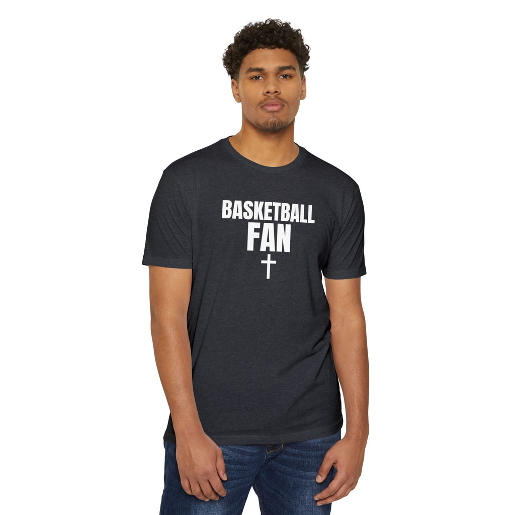Basketball Fan Tee — Custom Back Name & Number