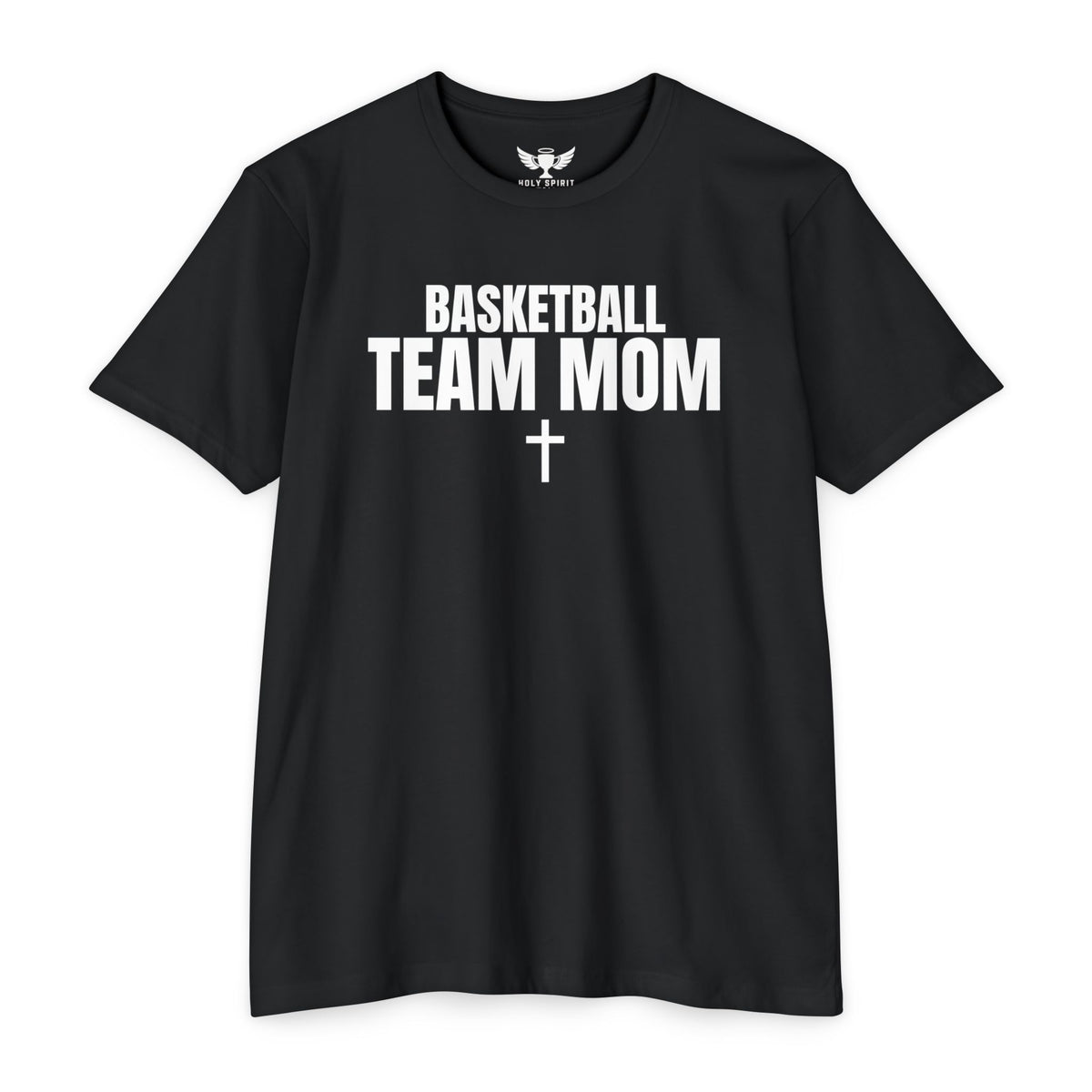 Basketball Team Mom T-Shirt — Custom Back Name & Number