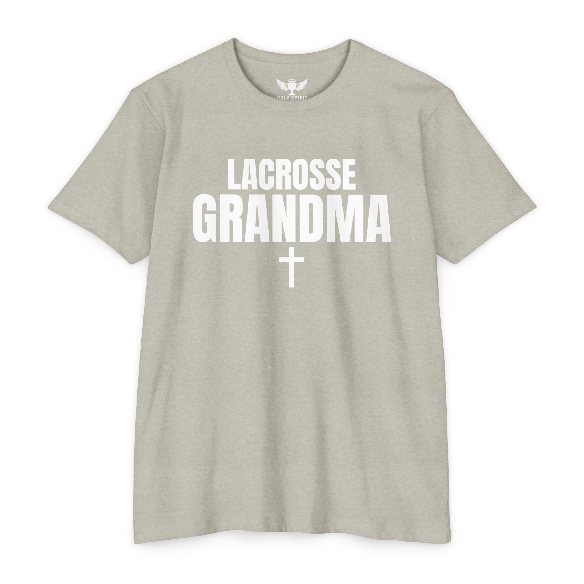 Lacrosse Grandma T-Shirt — Custom Name & Number Sports Tee