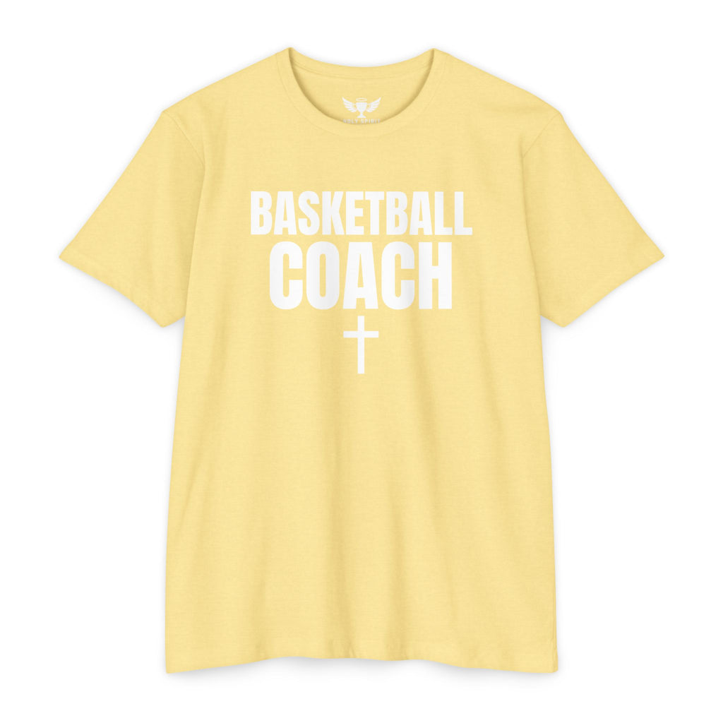 Basketball Coach T-Shirt — Custom Back Name & Number