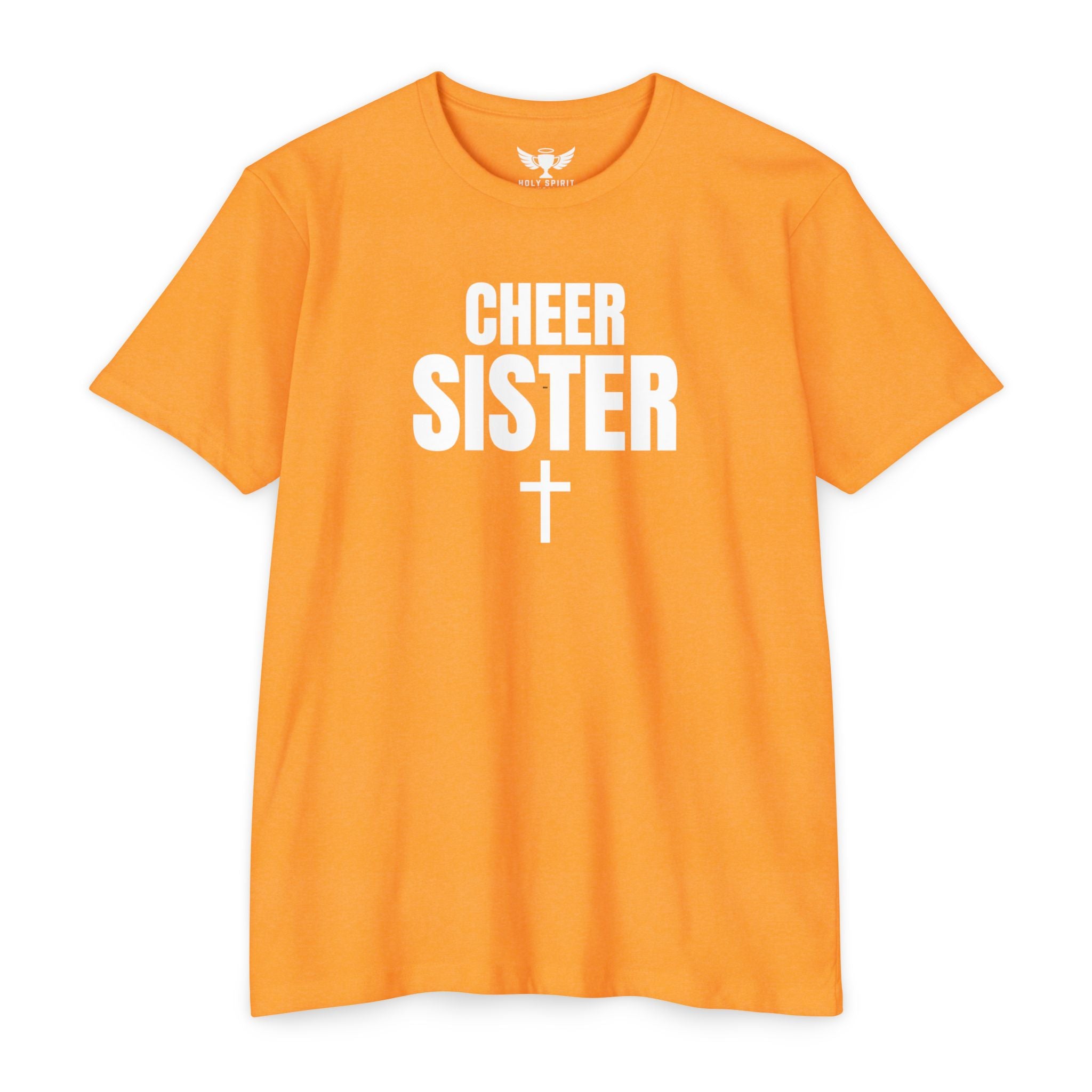Cheer Sister T-Shirt — Personalized Back Name and Number