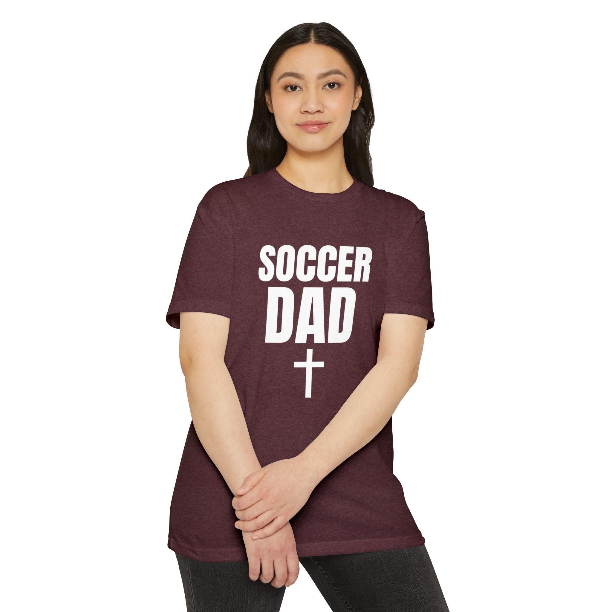 Soccer Dad T-Shirt  — Custom Name & Number Sports Tee