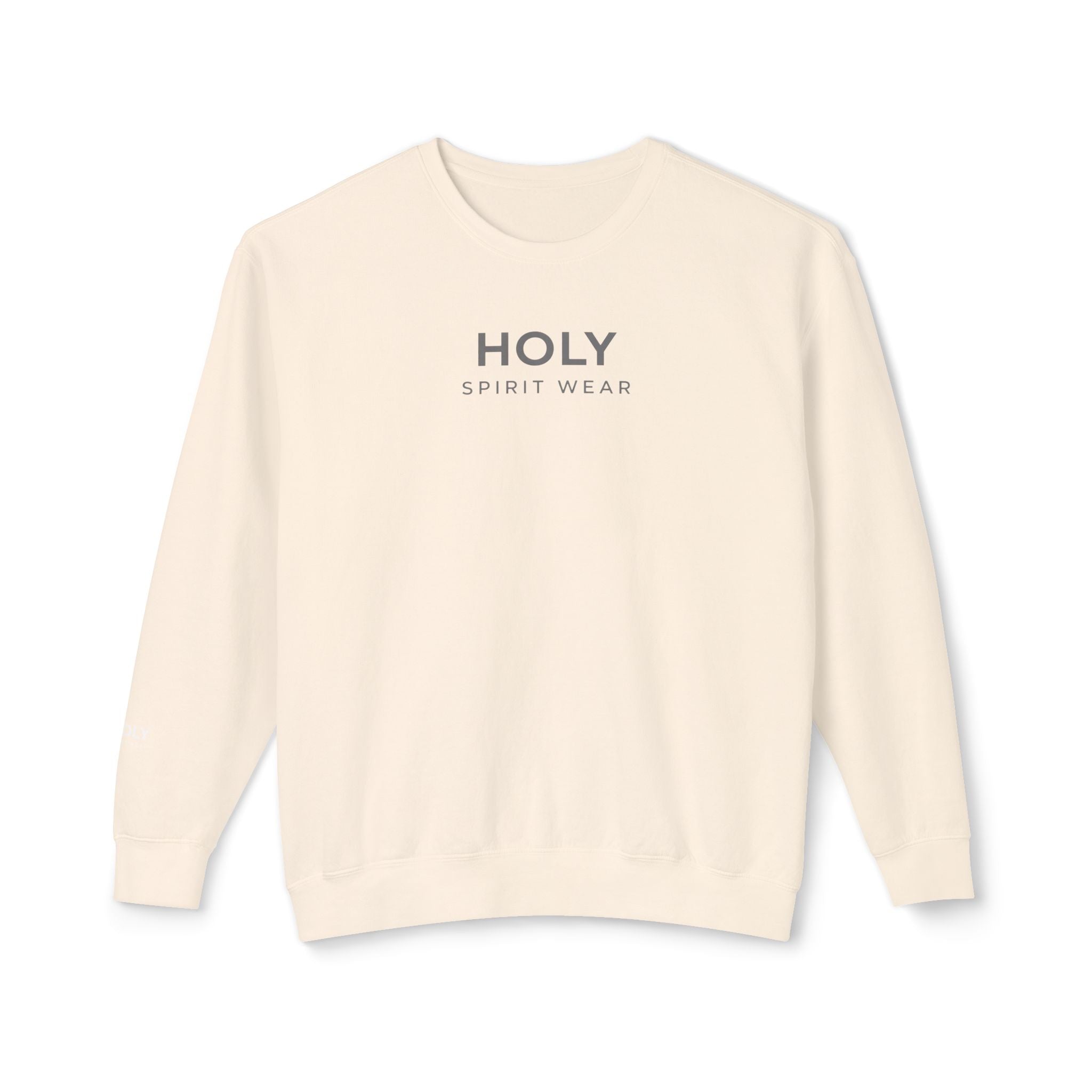 Psalm 144:1 Text Logo Crewneck Sweatshirt