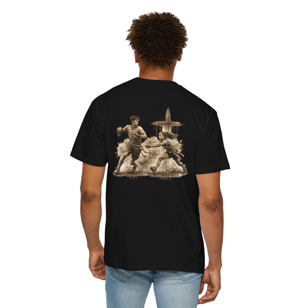 All Glory To God - Flag Football Tee — Faith-Based Athletic T-Shirt