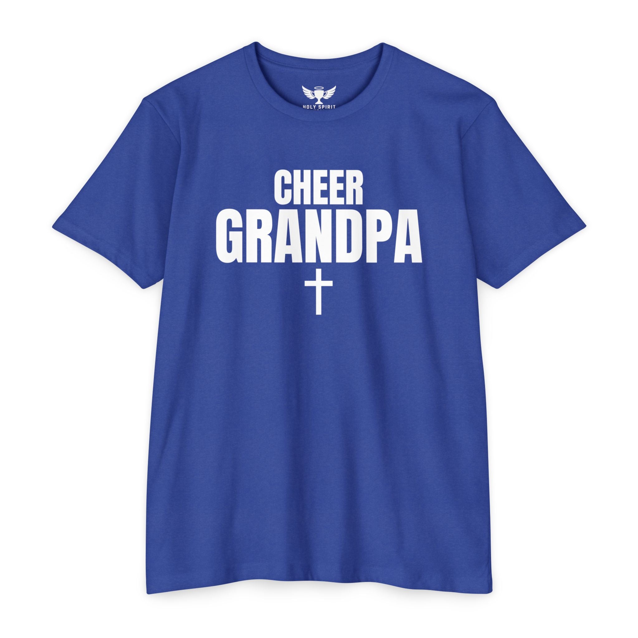 Cheer Grandpa T‑Shirt — Custom Back Name & Number