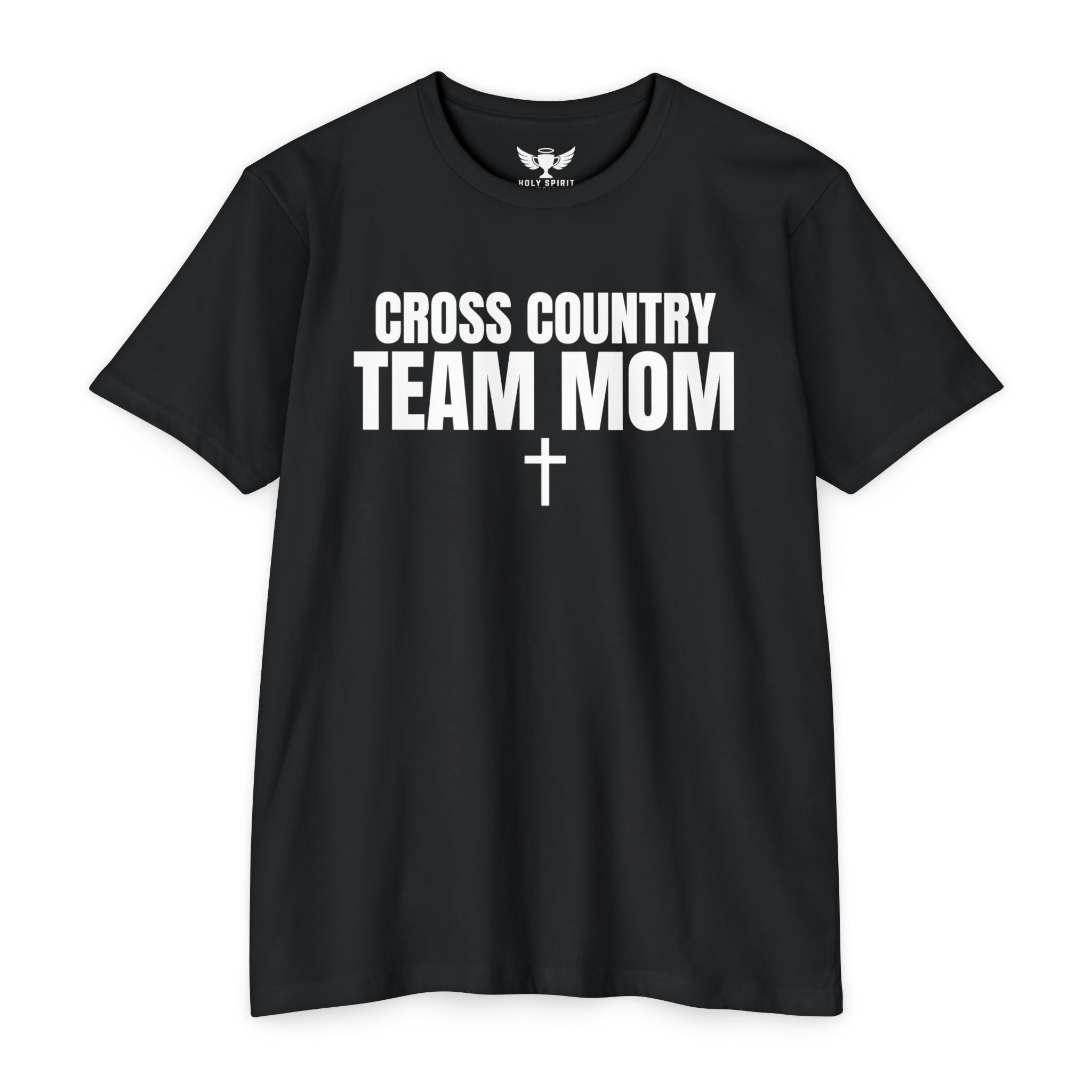 Cross Country Team Mom T-Shirt — Custom Name & Number Sports Tee