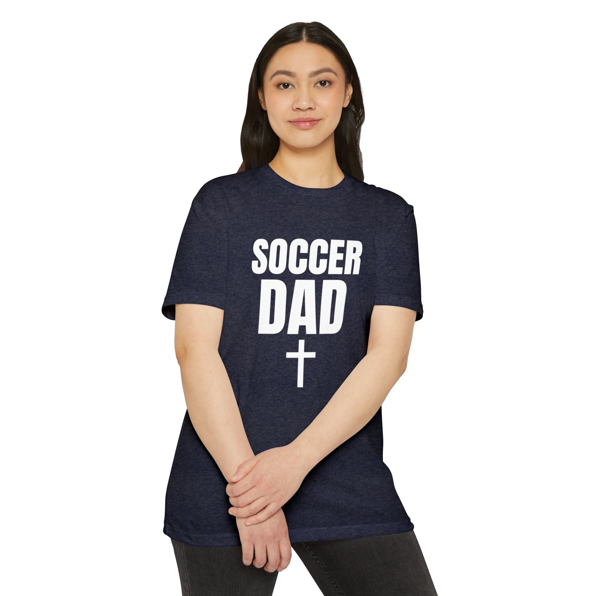 Soccer Dad T-Shirt  — Custom Name & Number Sports Tee
