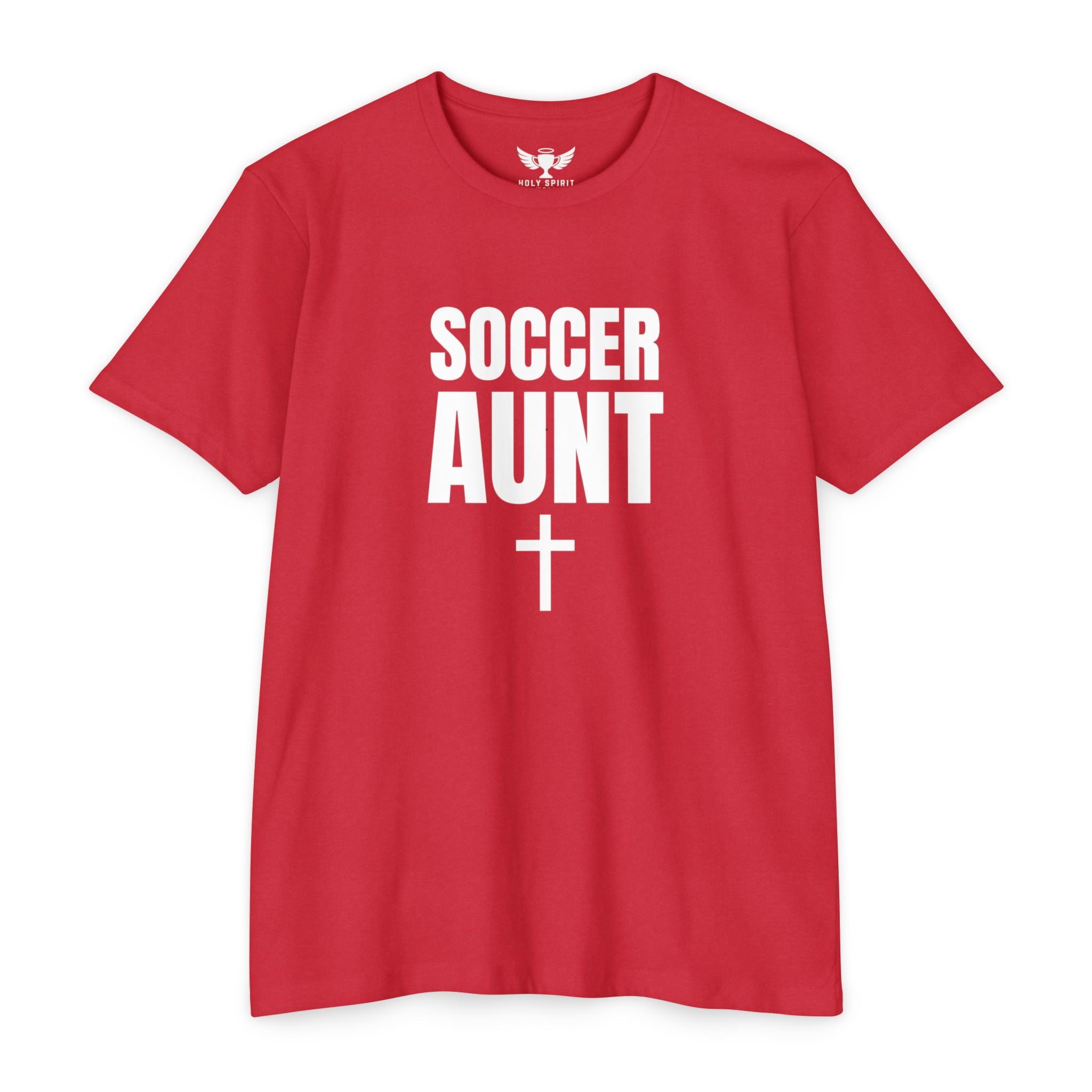 Soccer Aunt T-Shirt — Customizable Back Name & Number