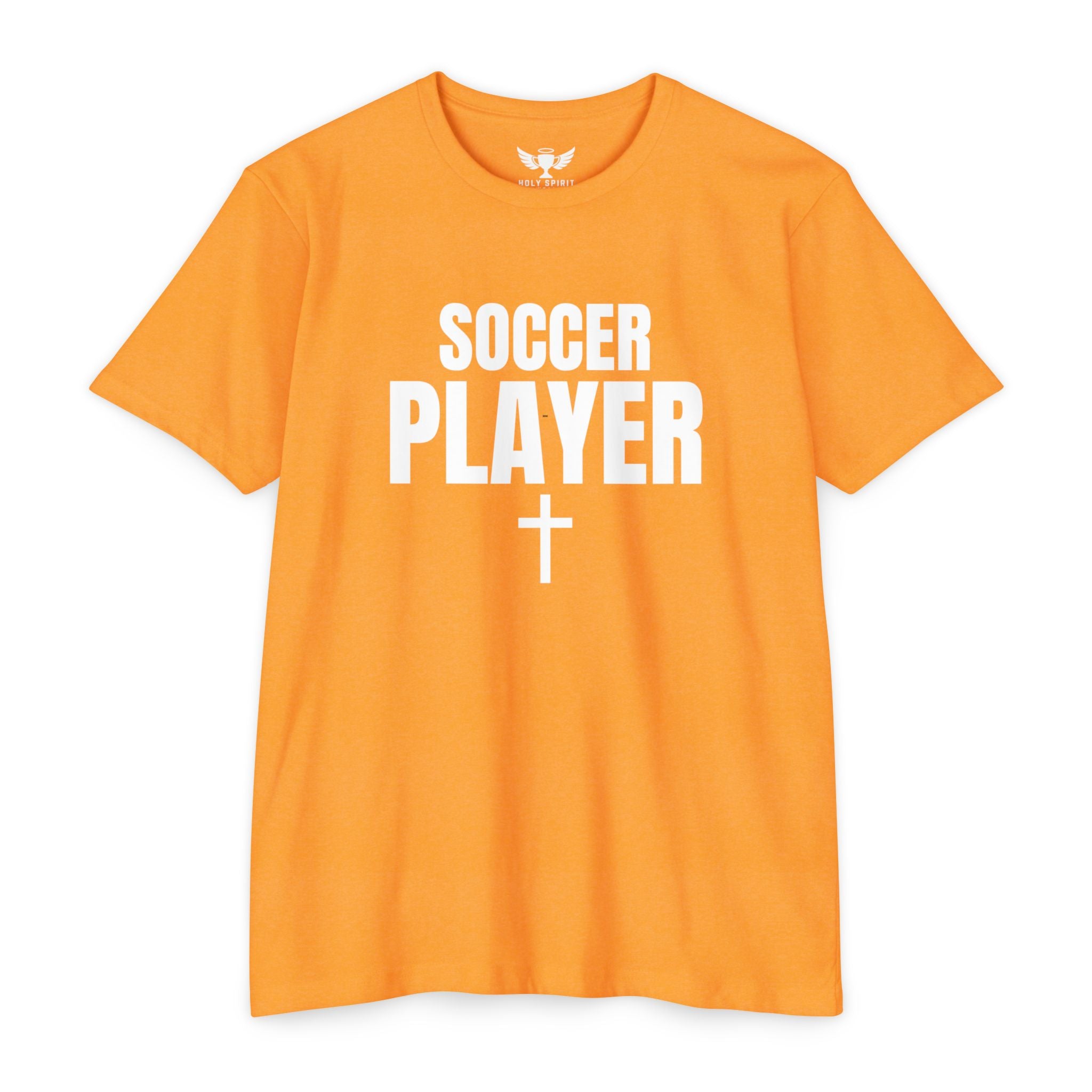 Soccer Player T-Shirt — Custom Name & Number Sports Tee