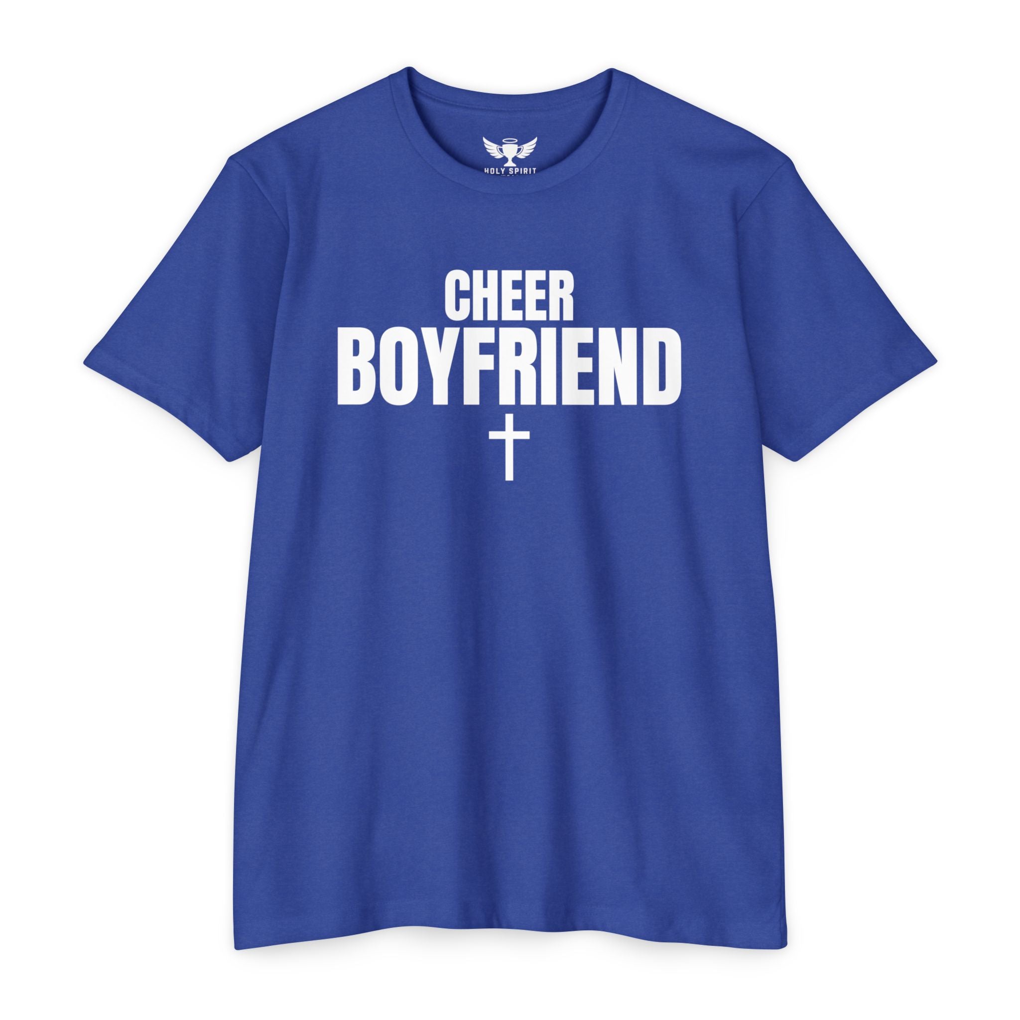 Cheer Boyfriend T-Shirt — Custom Back Name & Number