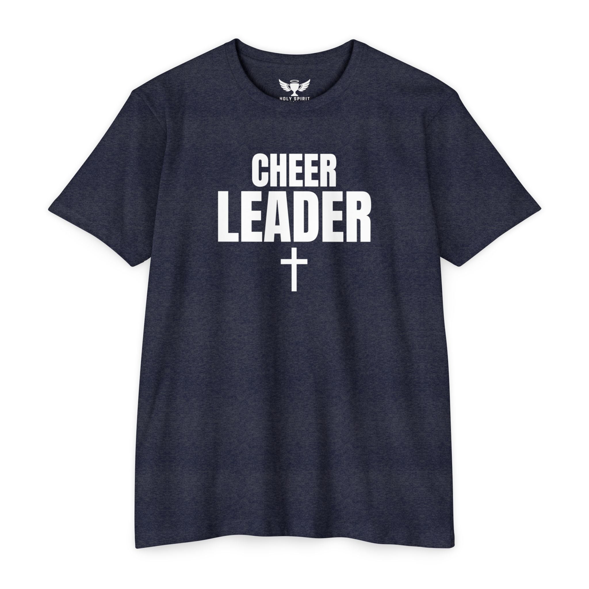 Cheer Leader T-Shirt with Cross — Personalized Back Name & Number