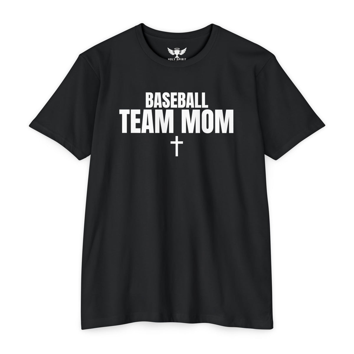 Baseball Team Mom T-Shirt — Custom Back Name & Number