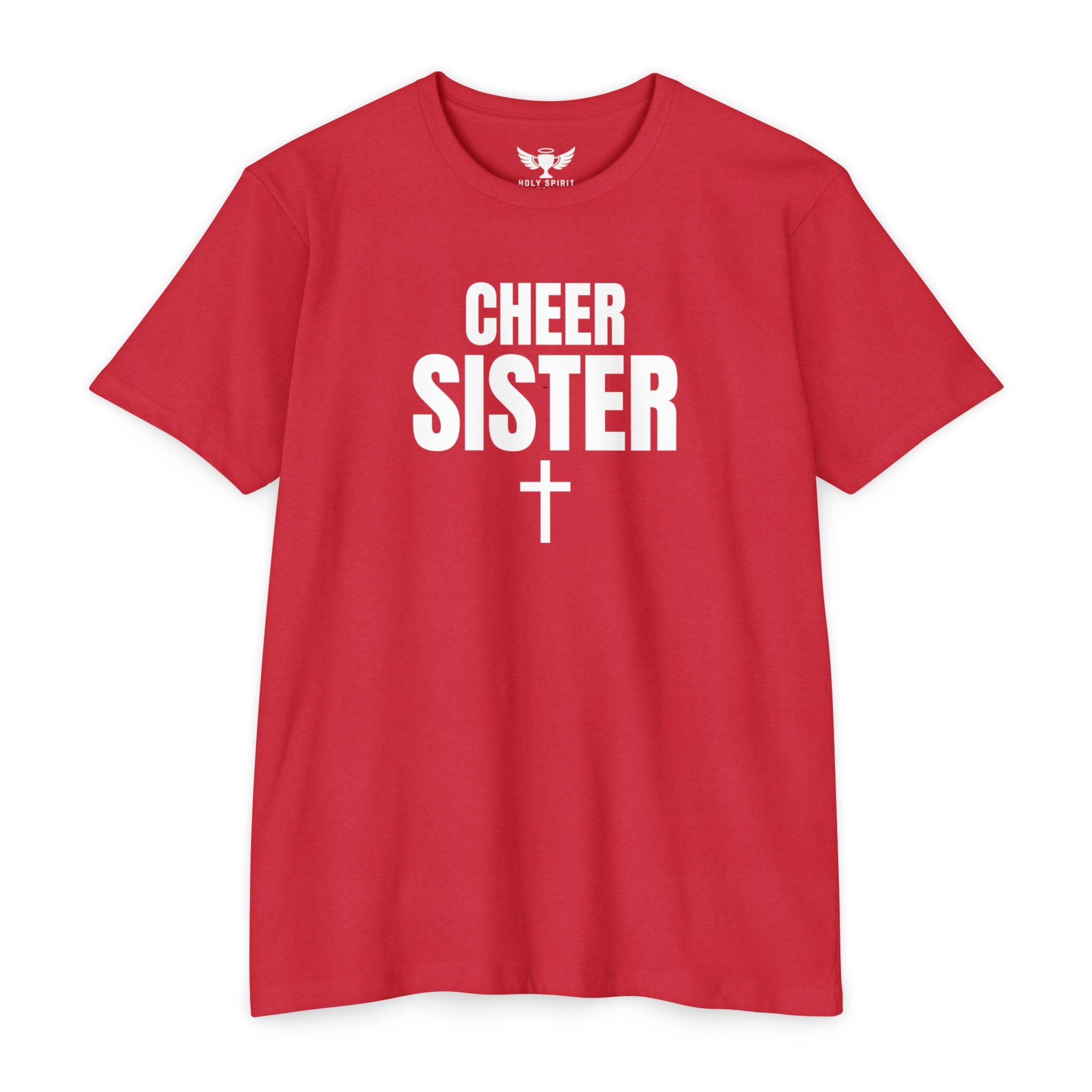 Cheer Sister T-Shirt — Personalized Back Name and Number