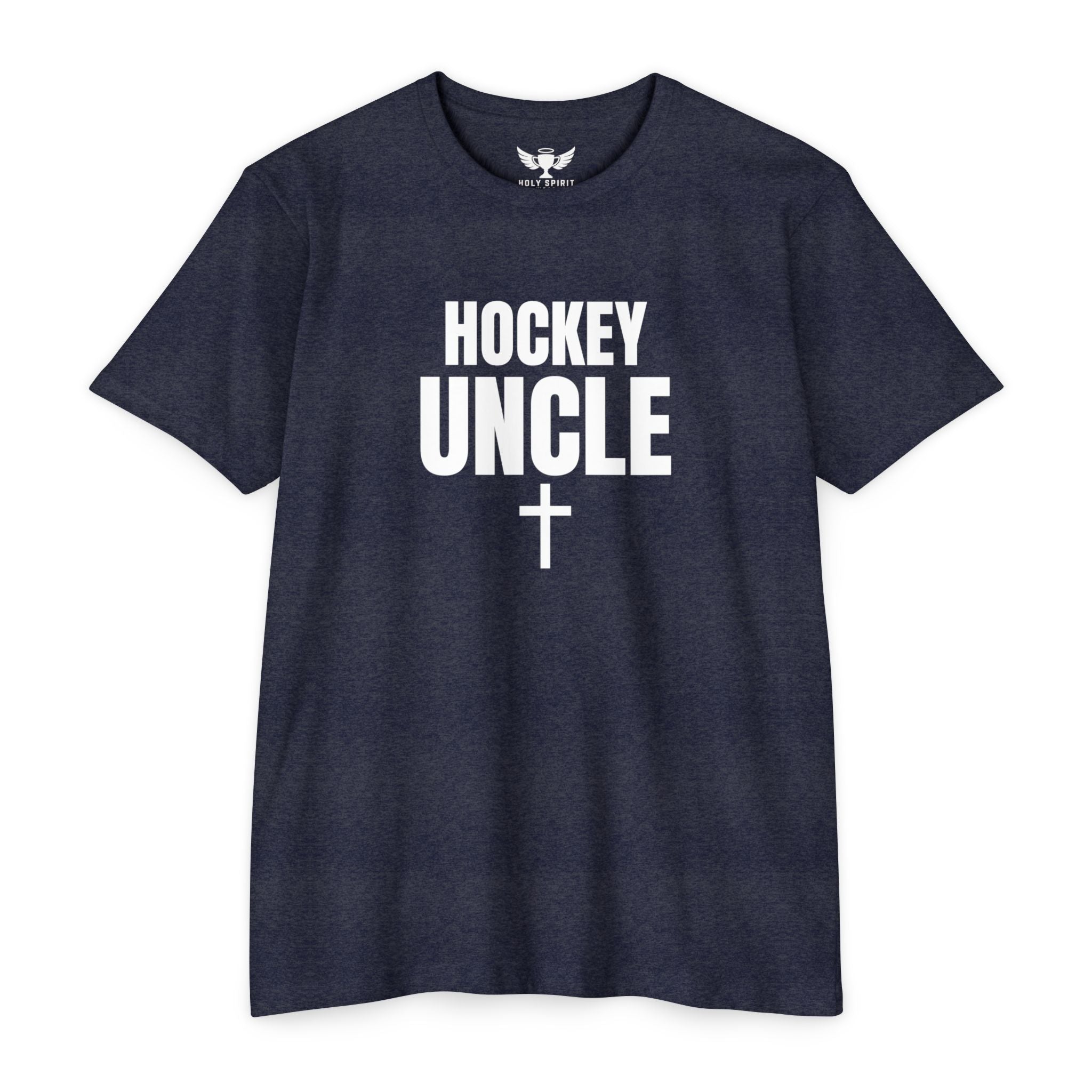 Hockey Uncle T-Shirt — Custom Back Name & Number Sports Tee