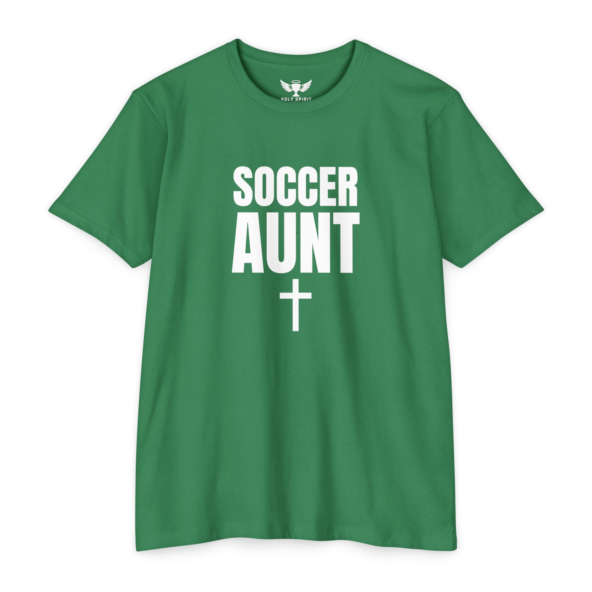 Soccer Aunt T-Shirt — Customizable Back Name & Number