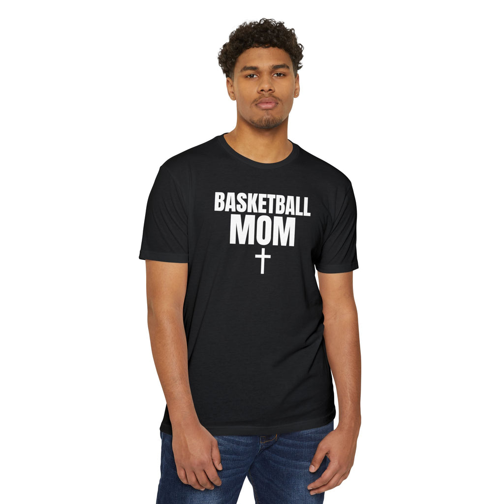 Basketball Mom T-Shirt — Custom Back Name & Number