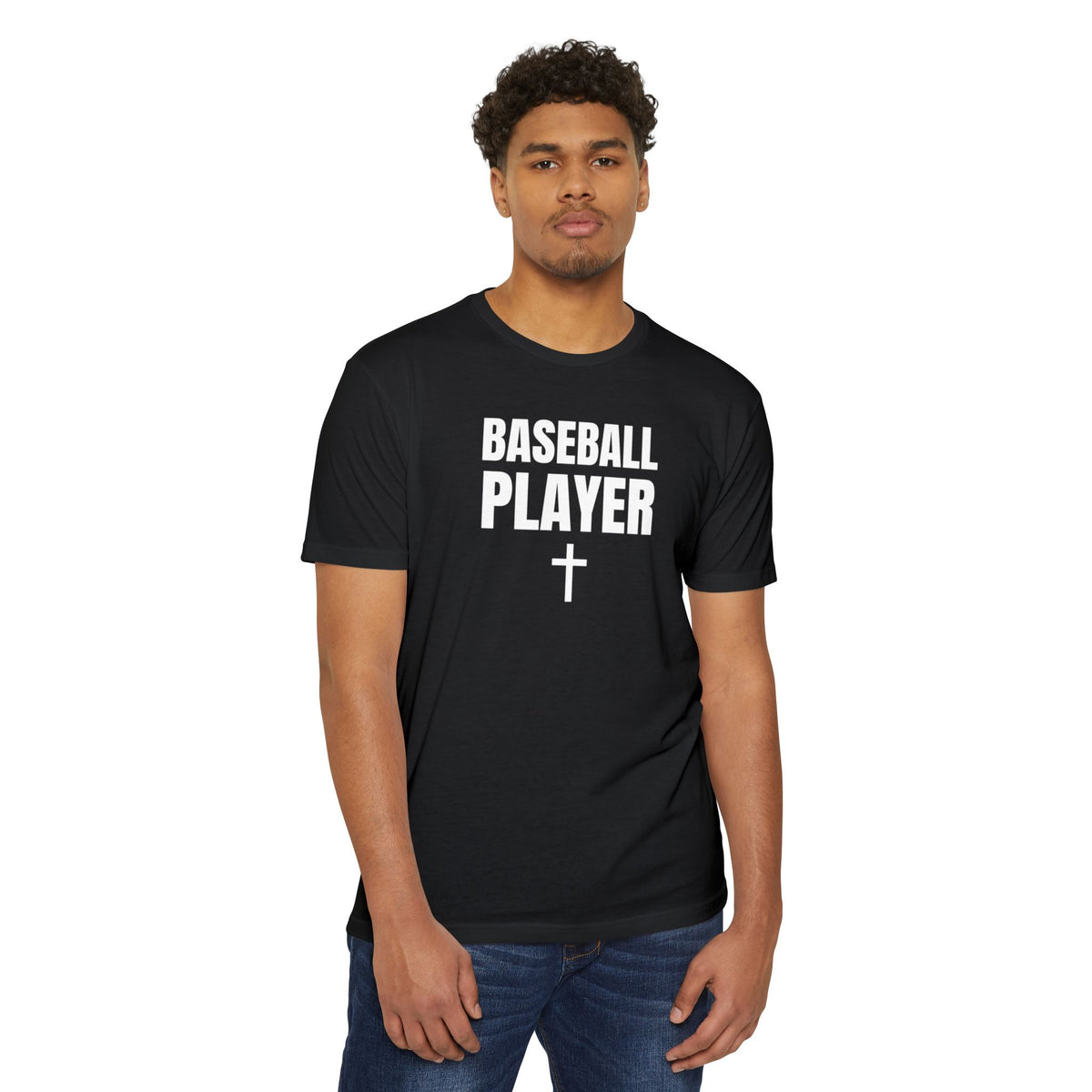 Baseball Player T-Shirt – Custom Back Name & Number