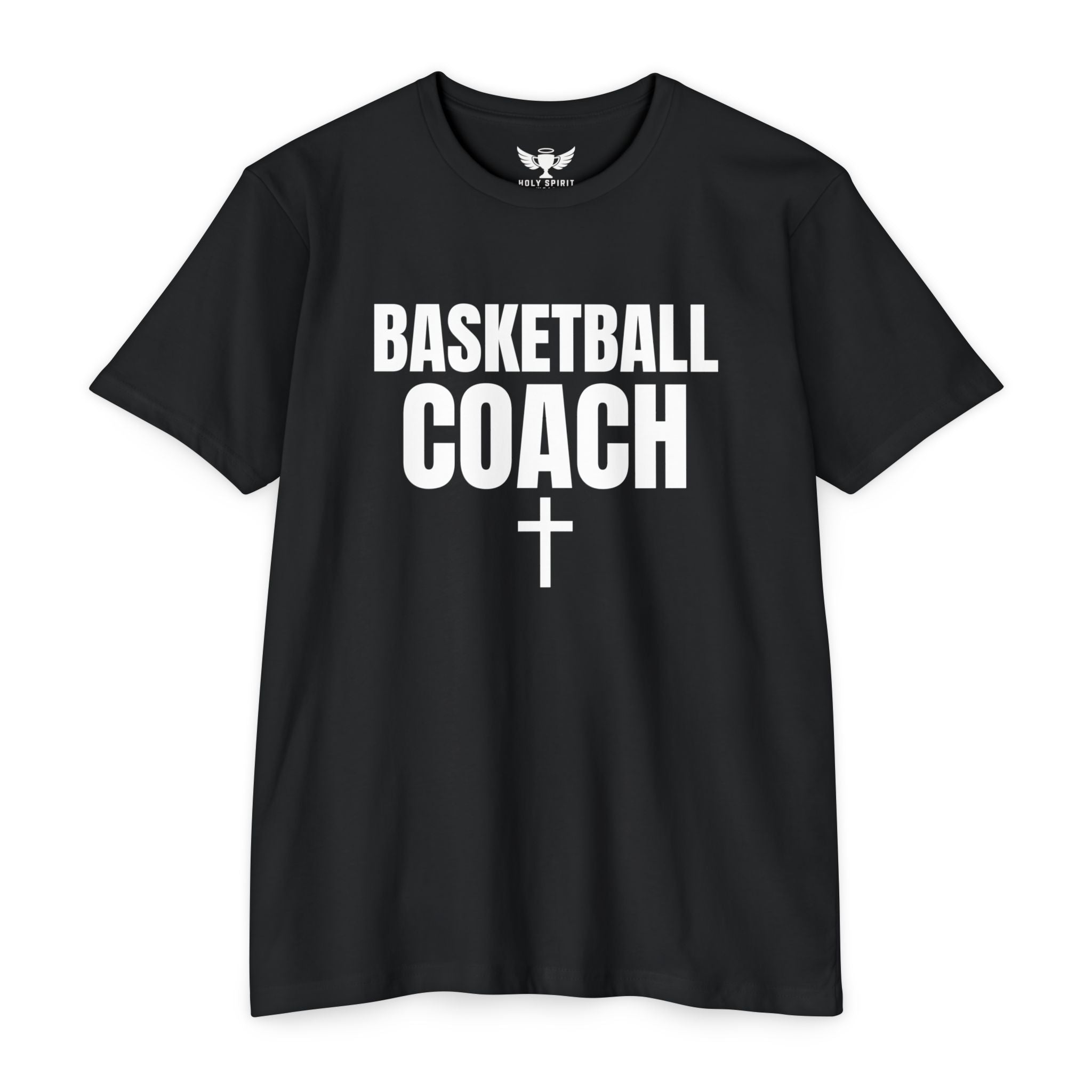 Basketball Coach T-Shirt — Custom Back Name & Number