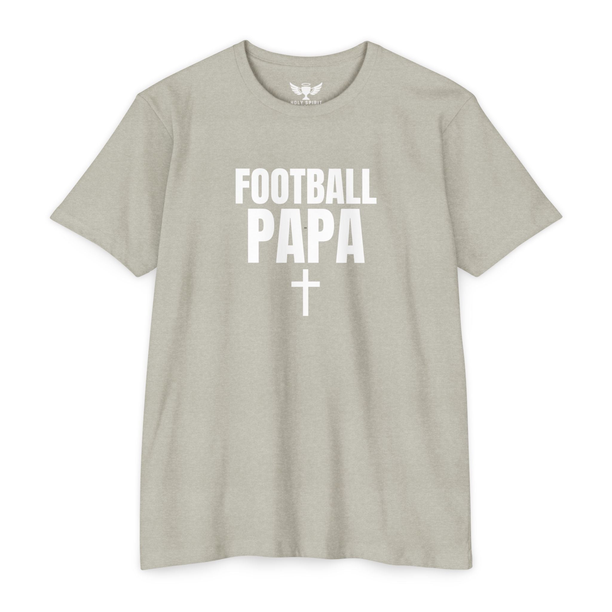 Football Papa T-Shirt — Personalized Back Name & Number Jersey