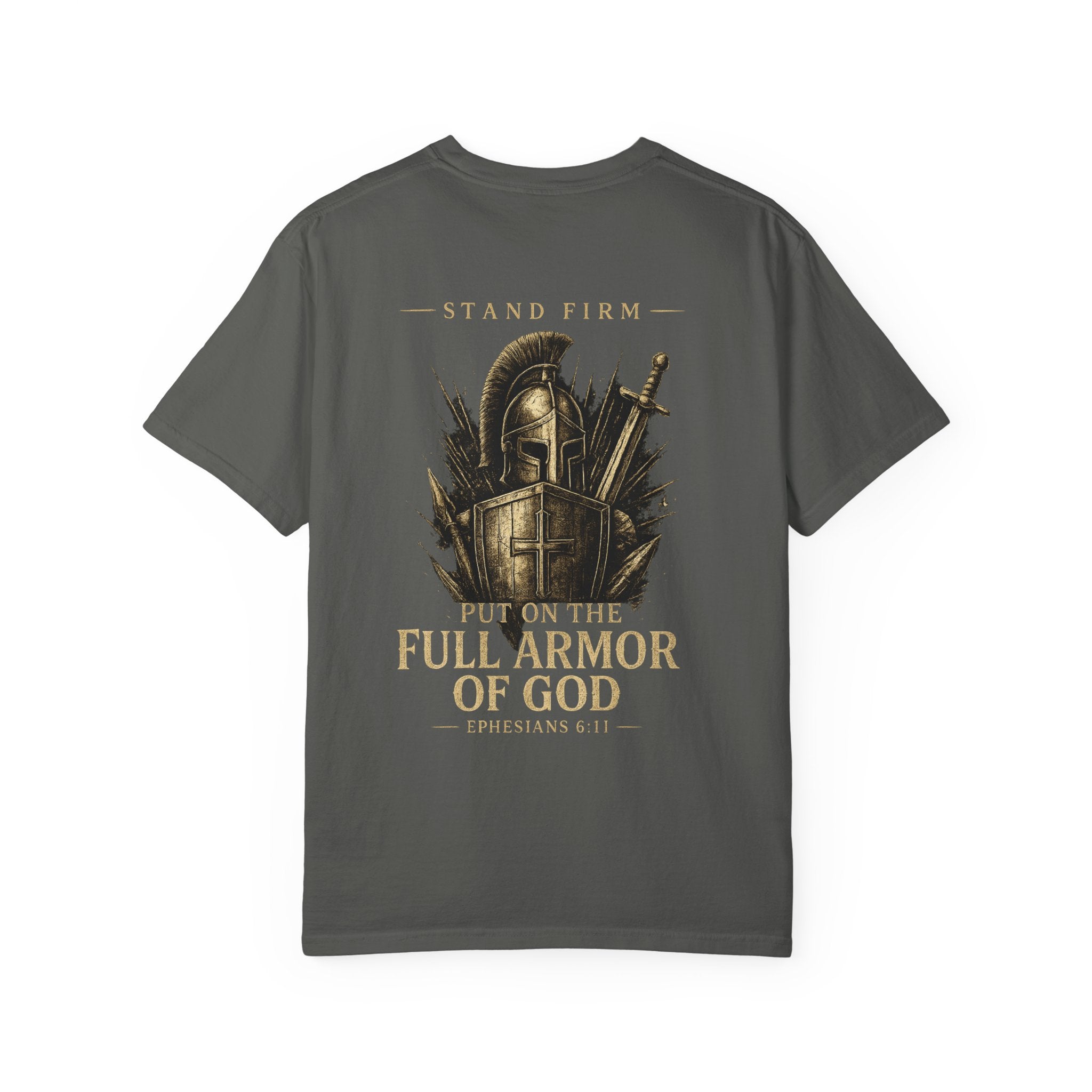 Ephesians 6:11 Streetwear T-Shirt — Comfort Colors Garment-Dyed Tee