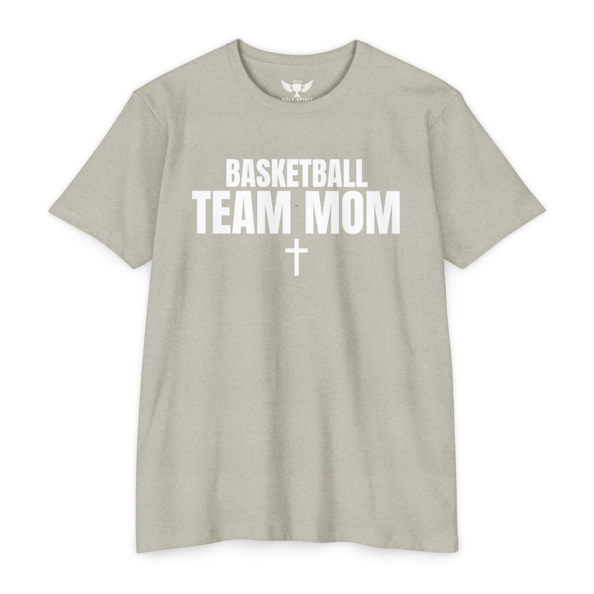 Basketball Team Mom T-Shirt — Custom Back Name & Number