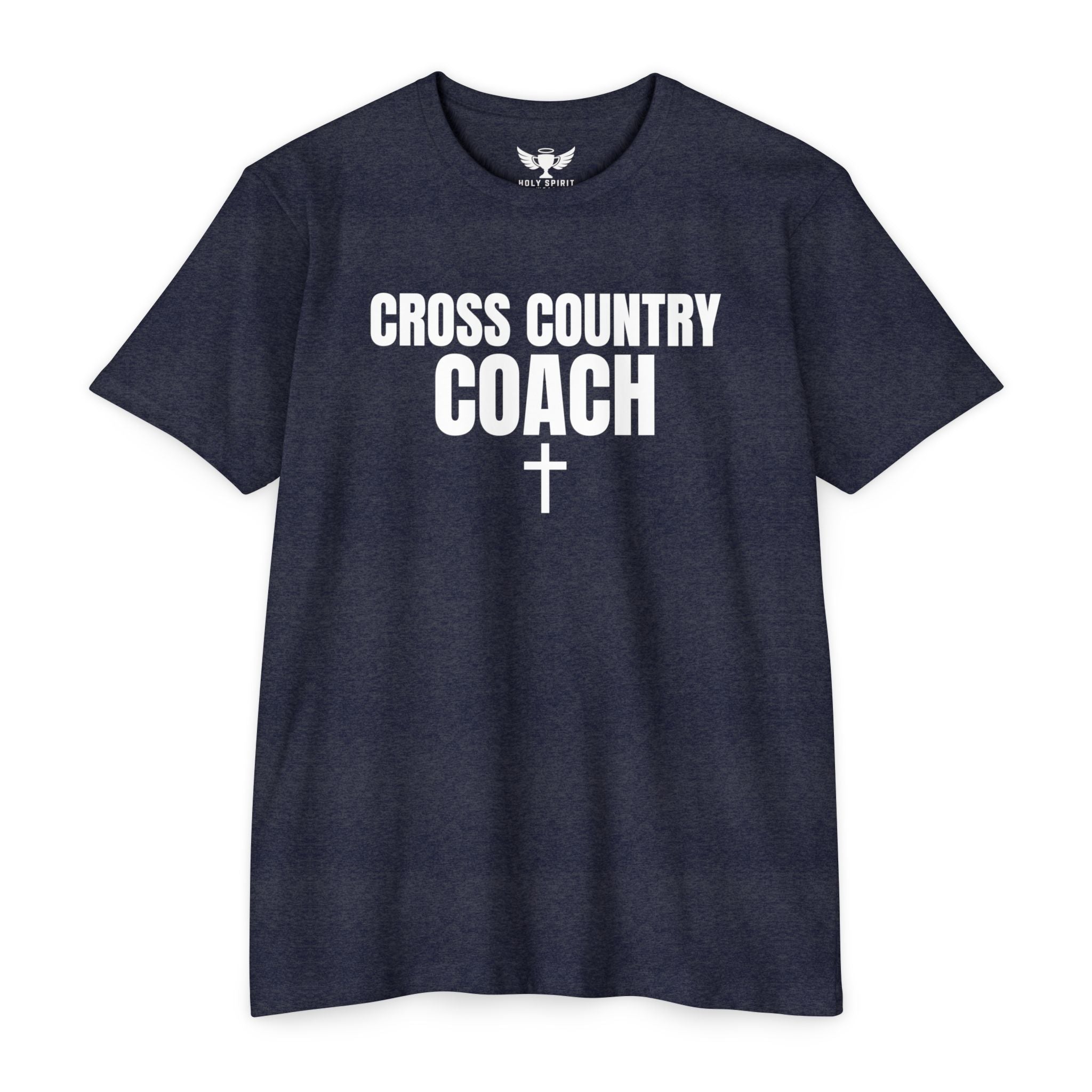 Cross Country Coach T-Shirt — Custom Name & Number Sports Tee