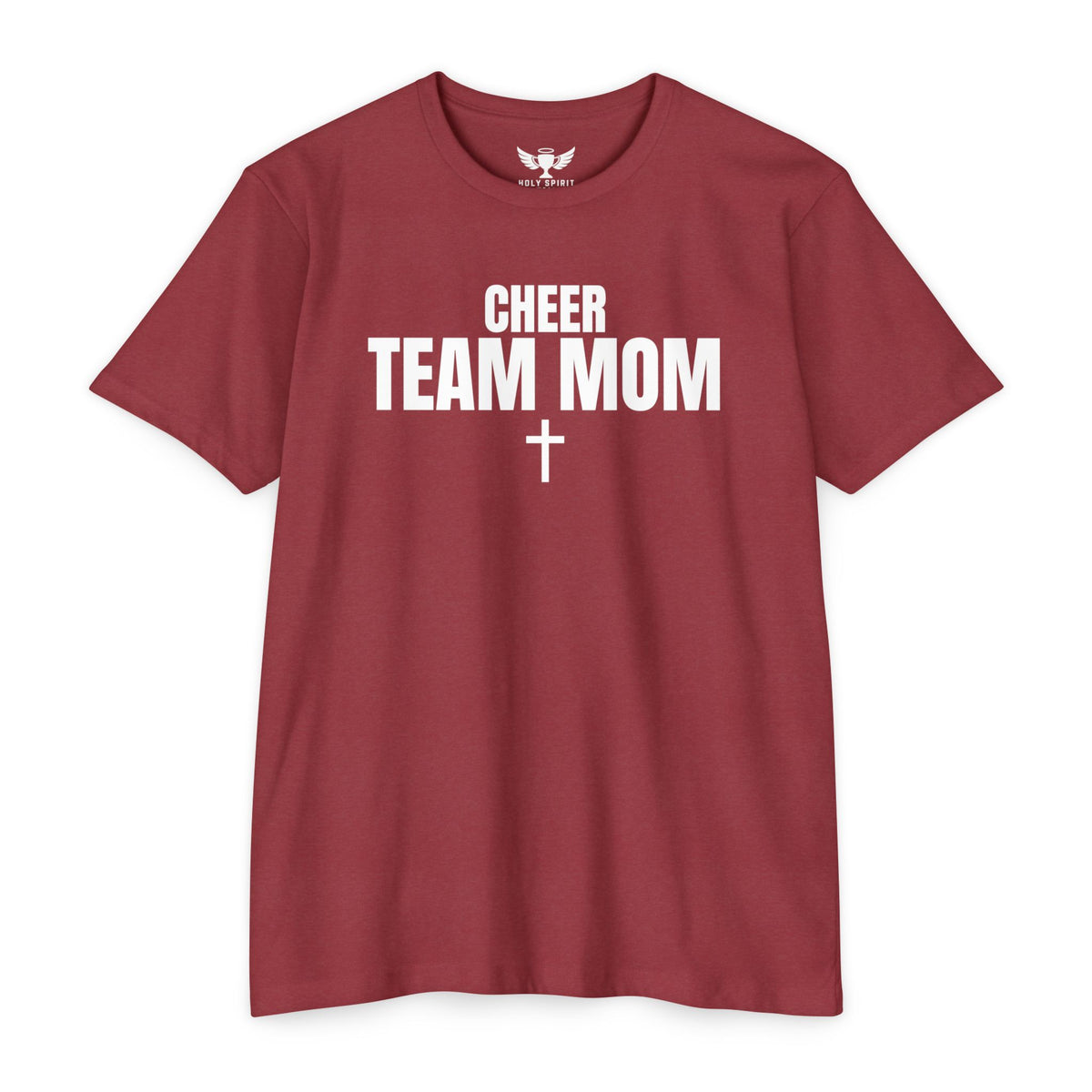 Cheer Team Mom T-Shirt — Personalized Back Number and Name