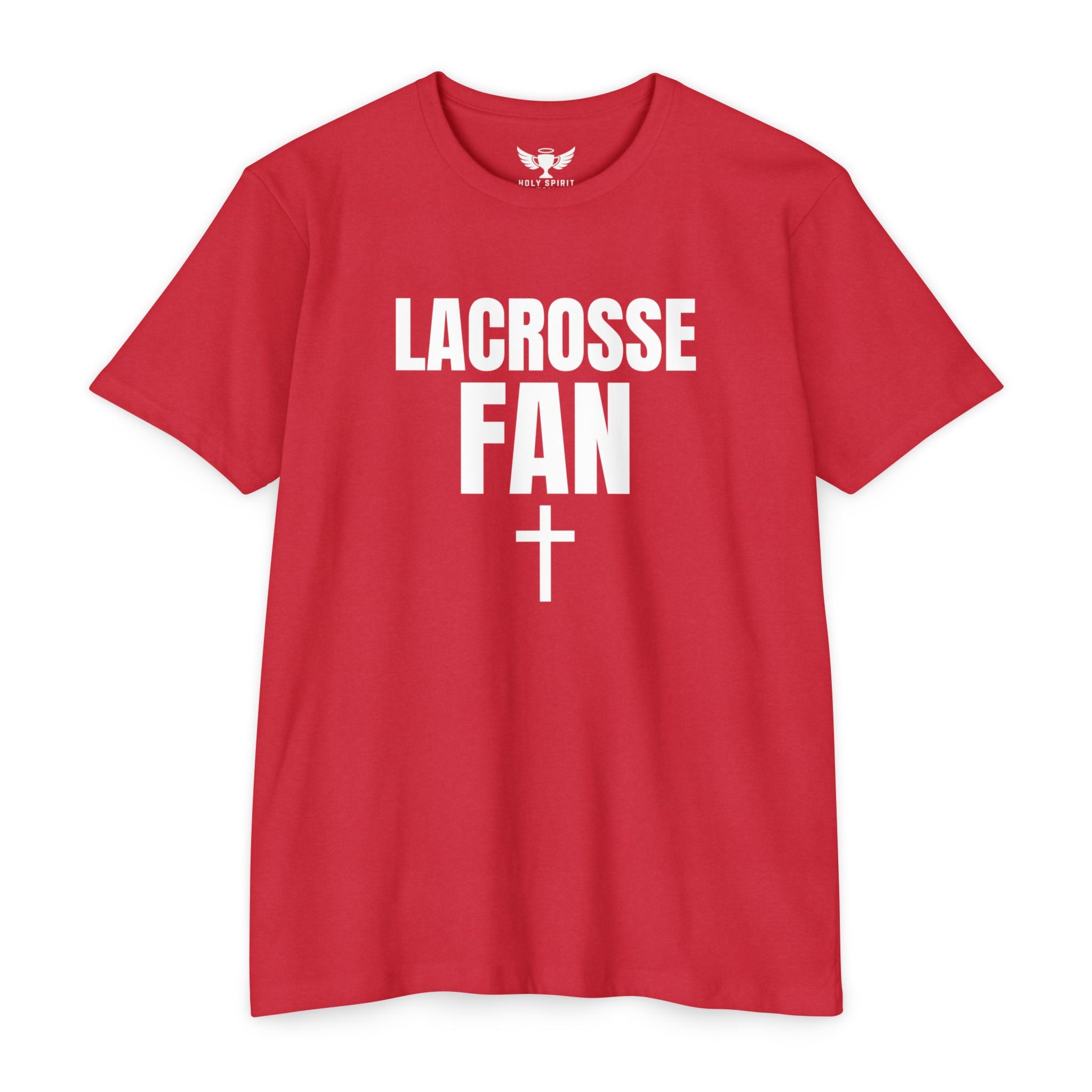 Lacrosse Fan T-Shirt — Custom Back Name & Number