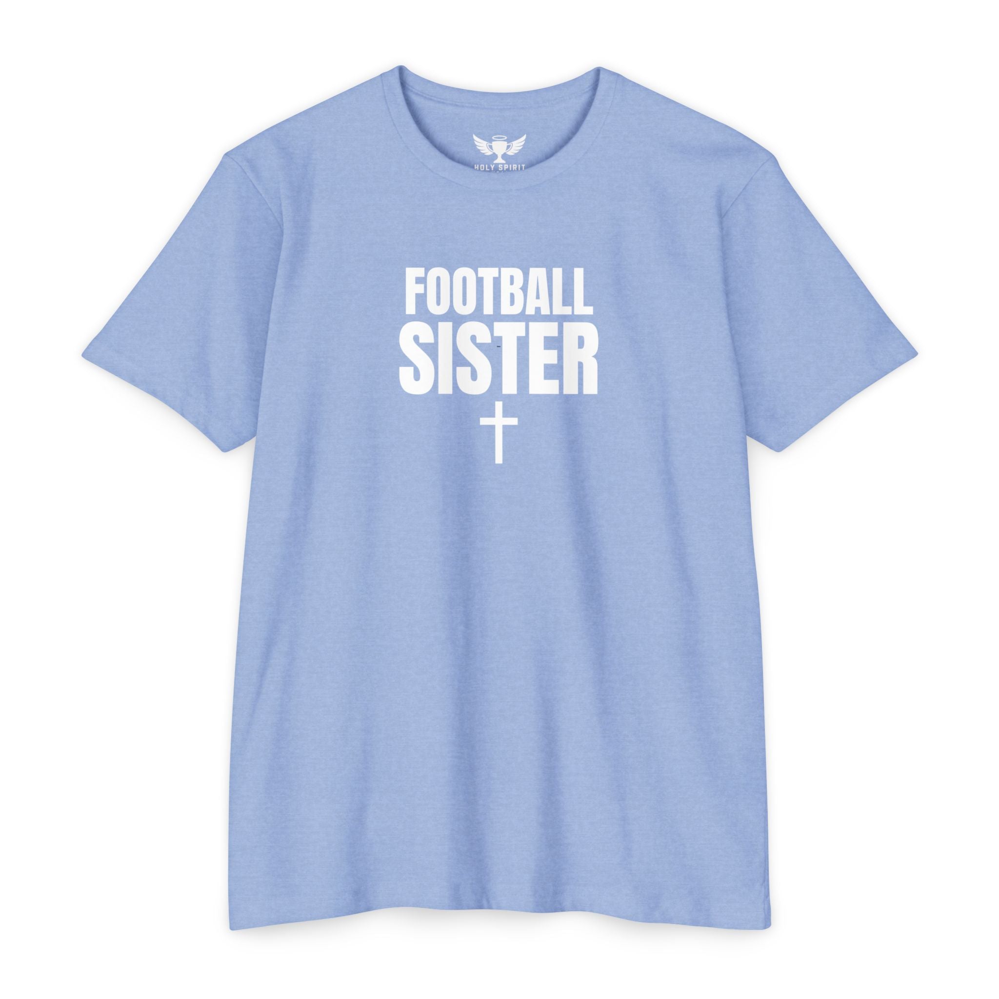 Football Sister T-Shirt — Customizable Back Name & Number