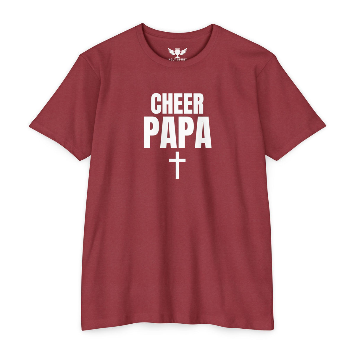 Cheer Papa T-Shirt — Personalized Back Name & Number