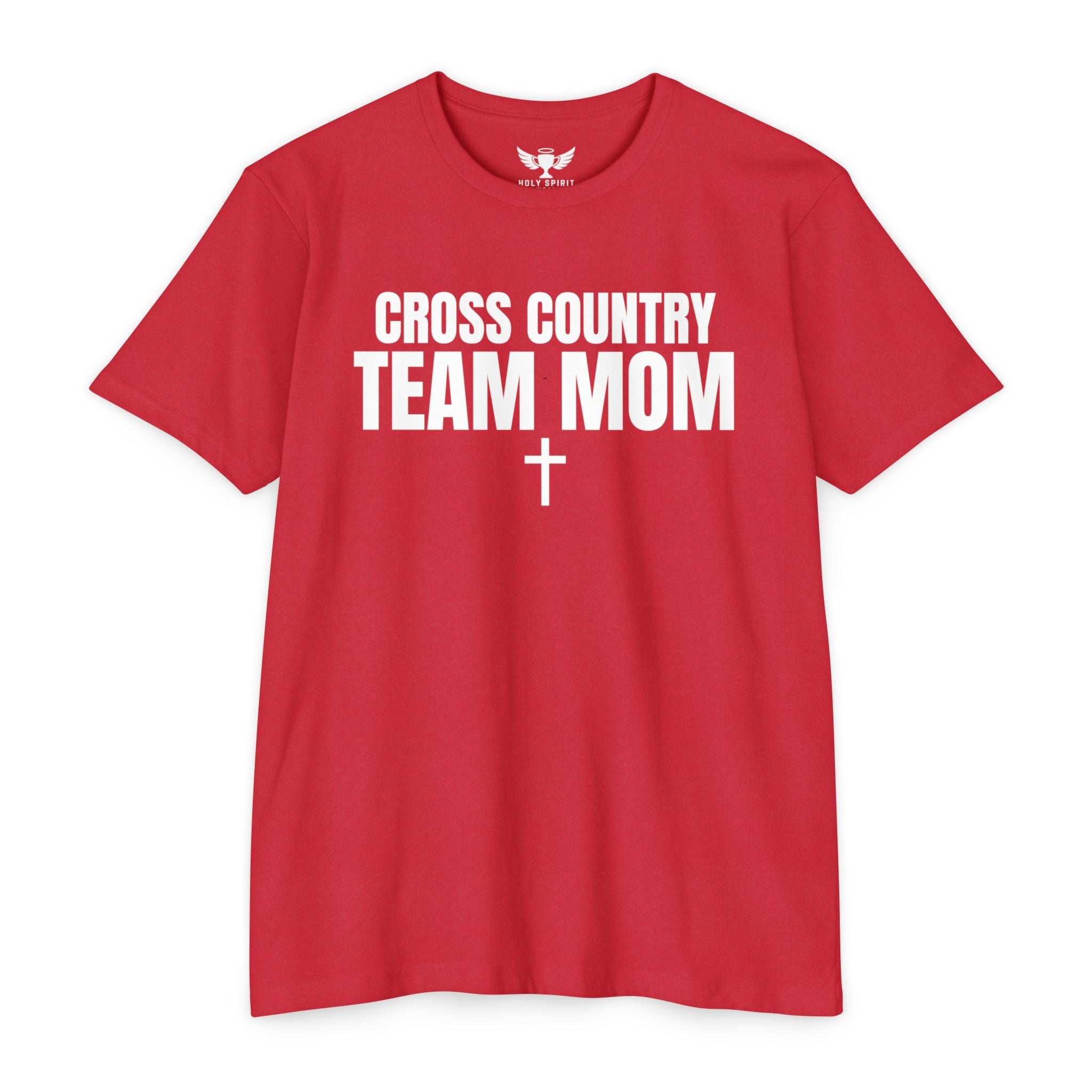 Cross Country Team Mom T-Shirt — Custom Name & Number Sports Tee