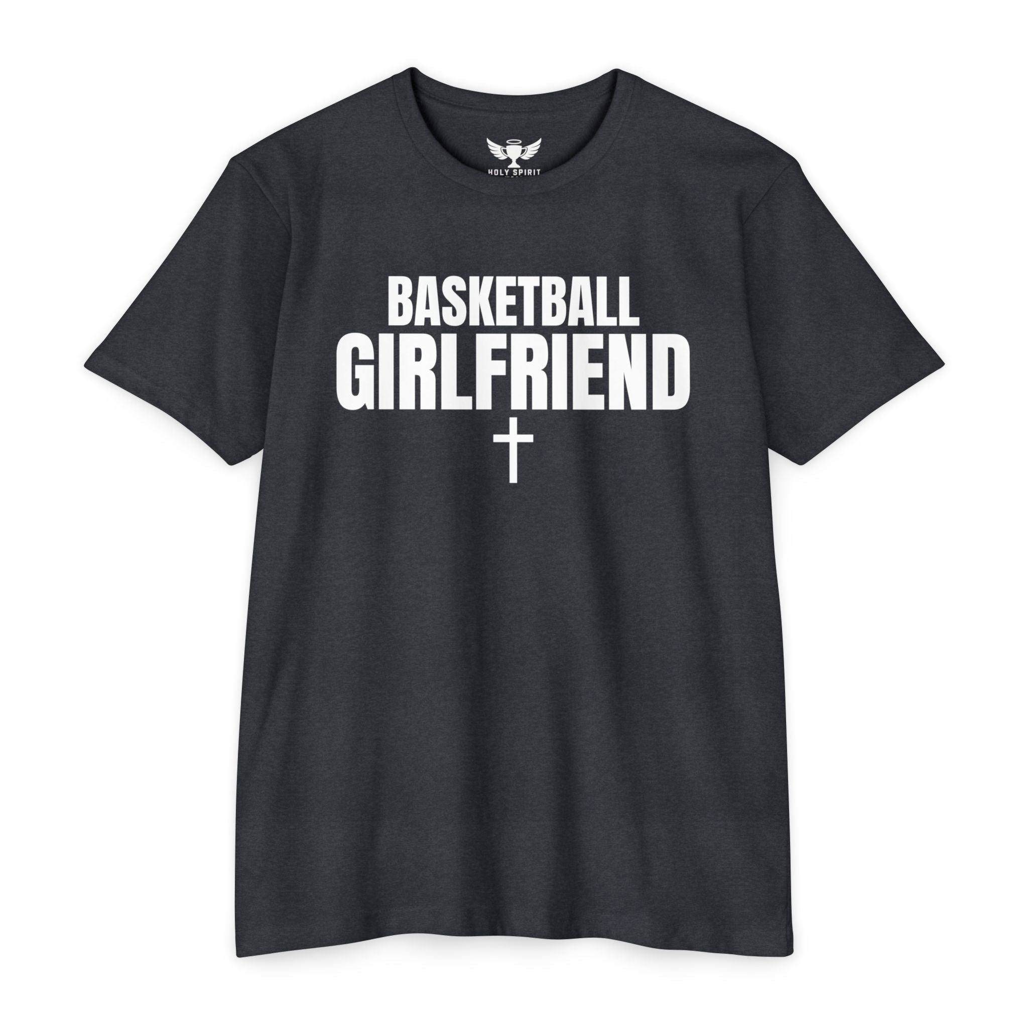 Basketball Girlfriend T-Shirt — Custom Name & Number