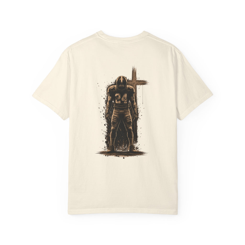 All Glory To God - Game Time Football Tee — Faith-Based Athletic T-Shirt
