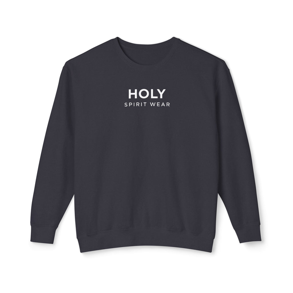 Psalm 144:1 Text Logo Crewneck Sweatshirt