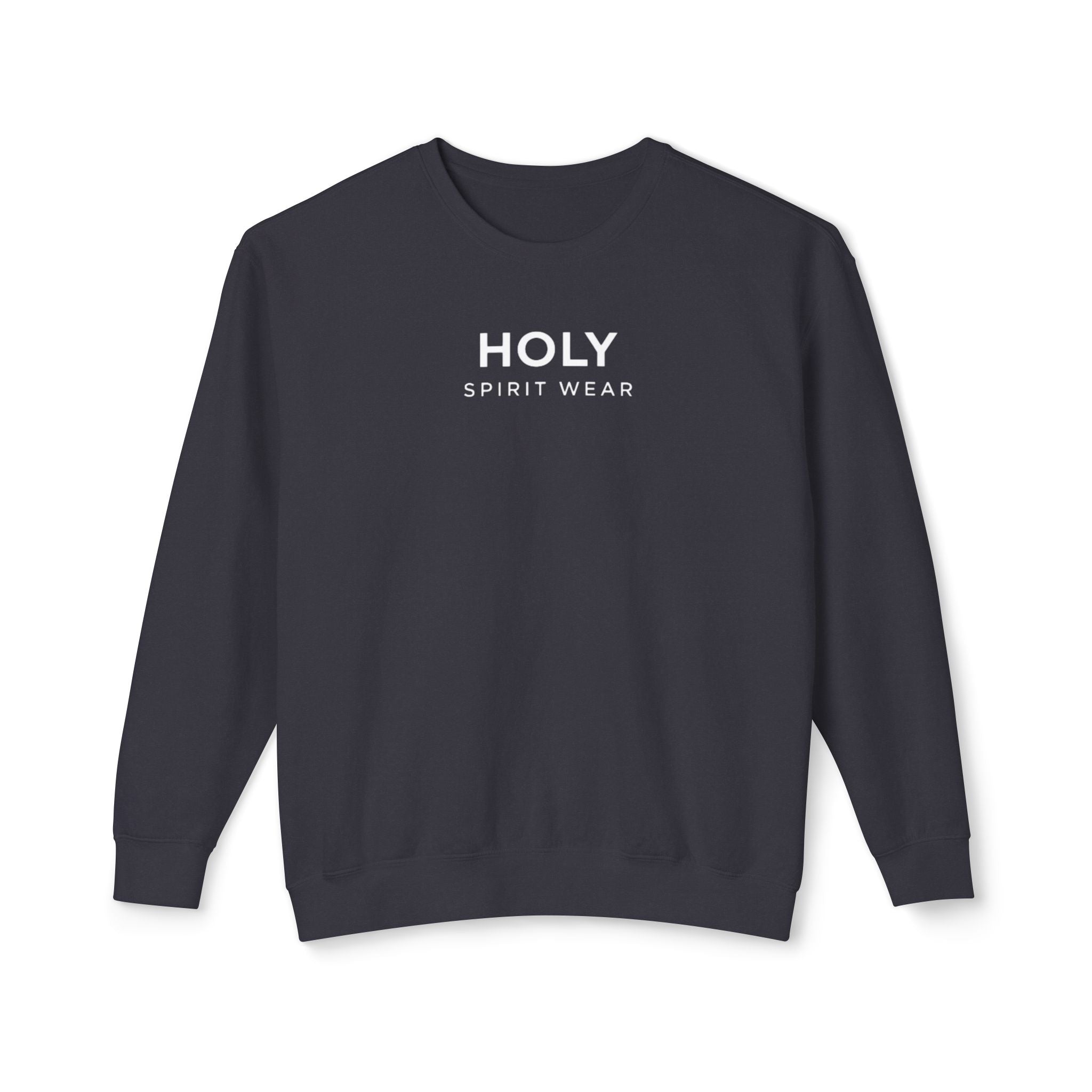 Psalm 144:1 Text Logo Crewneck Sweatshirt