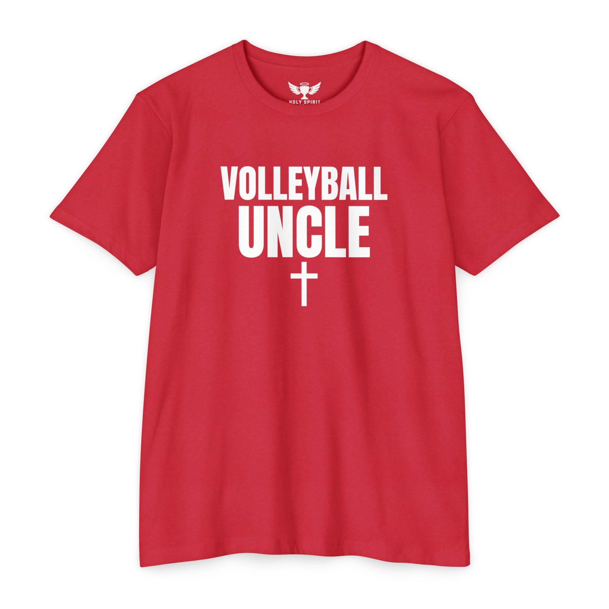 Volleyball Uncle T-Shirt — Custom Name & Number Sports Tee