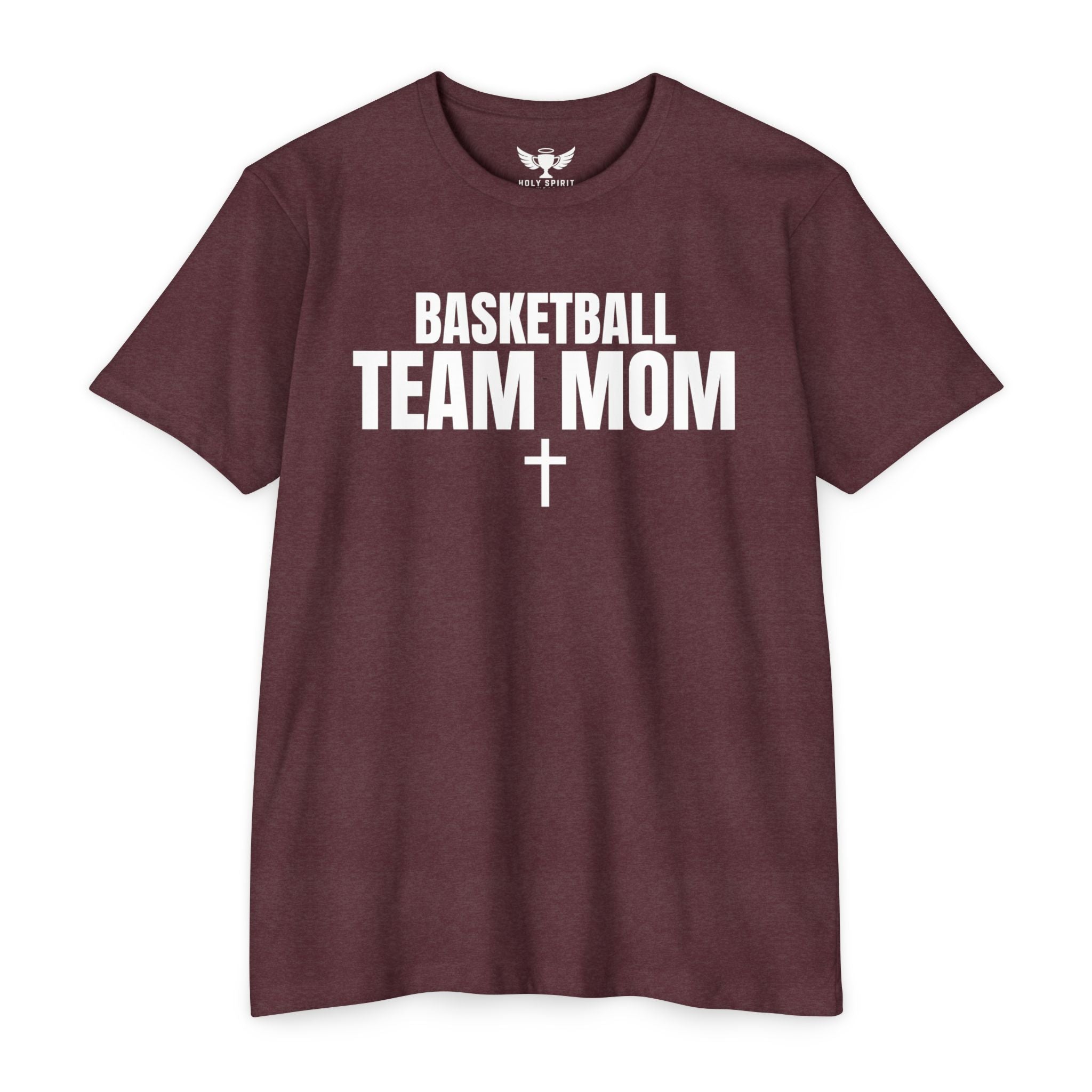 Basketball Team Mom T-Shirt — Custom Back Name & Number