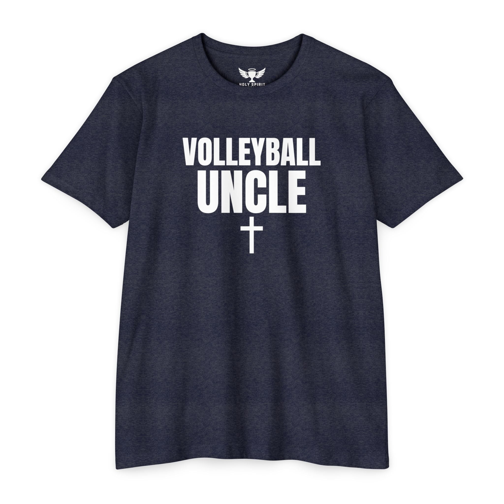 Volleyball Uncle T-Shirt — Custom Name & Number Sports Tee