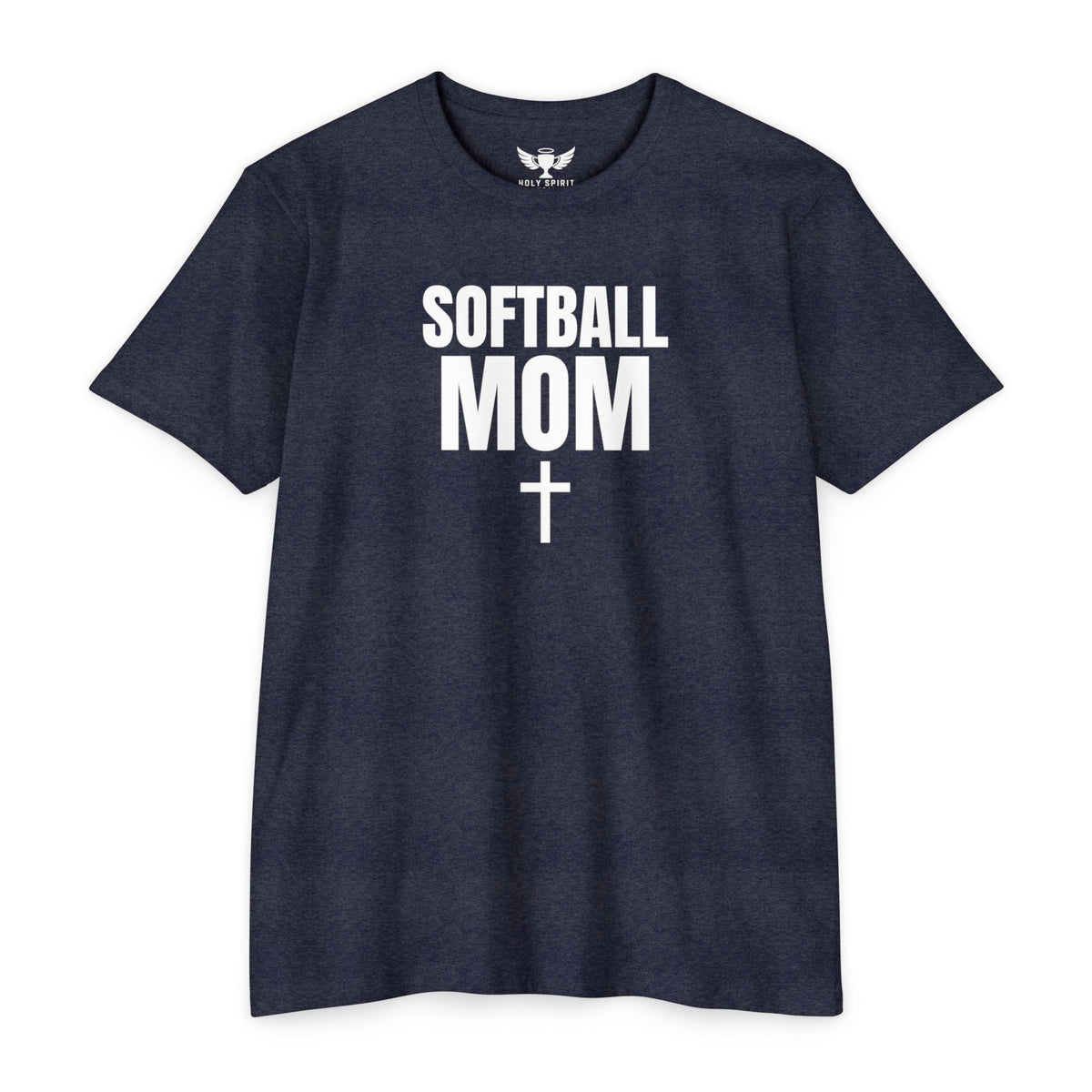 Softball Mom T-Shirt — Custom Back Name & Number