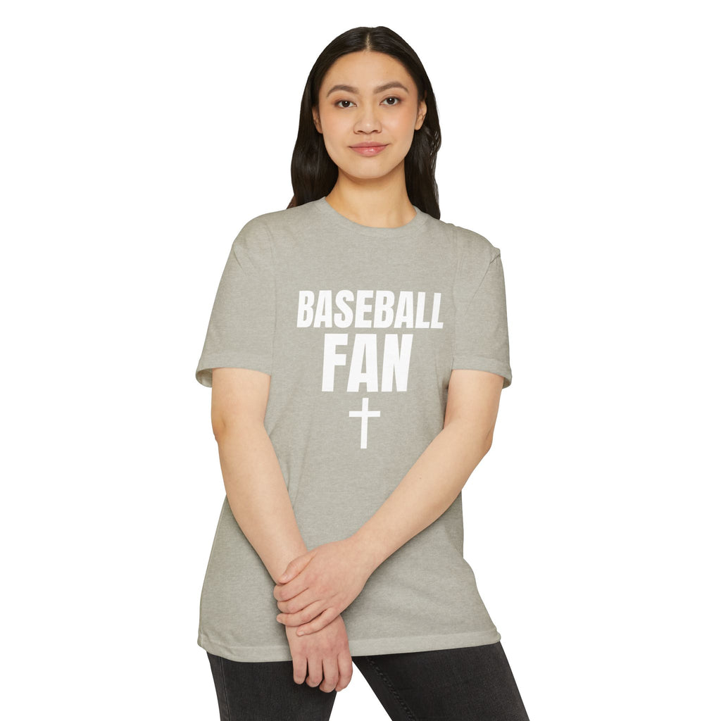 Baseball Fan T-Shirt — Custom Back Name & Number
